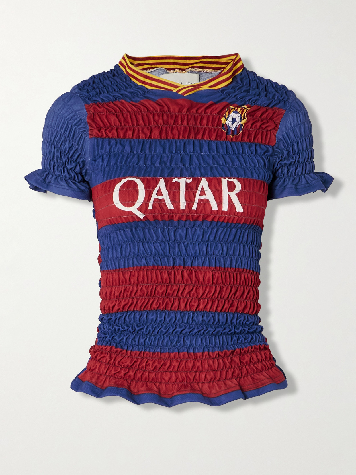 Shirred Jersey Top