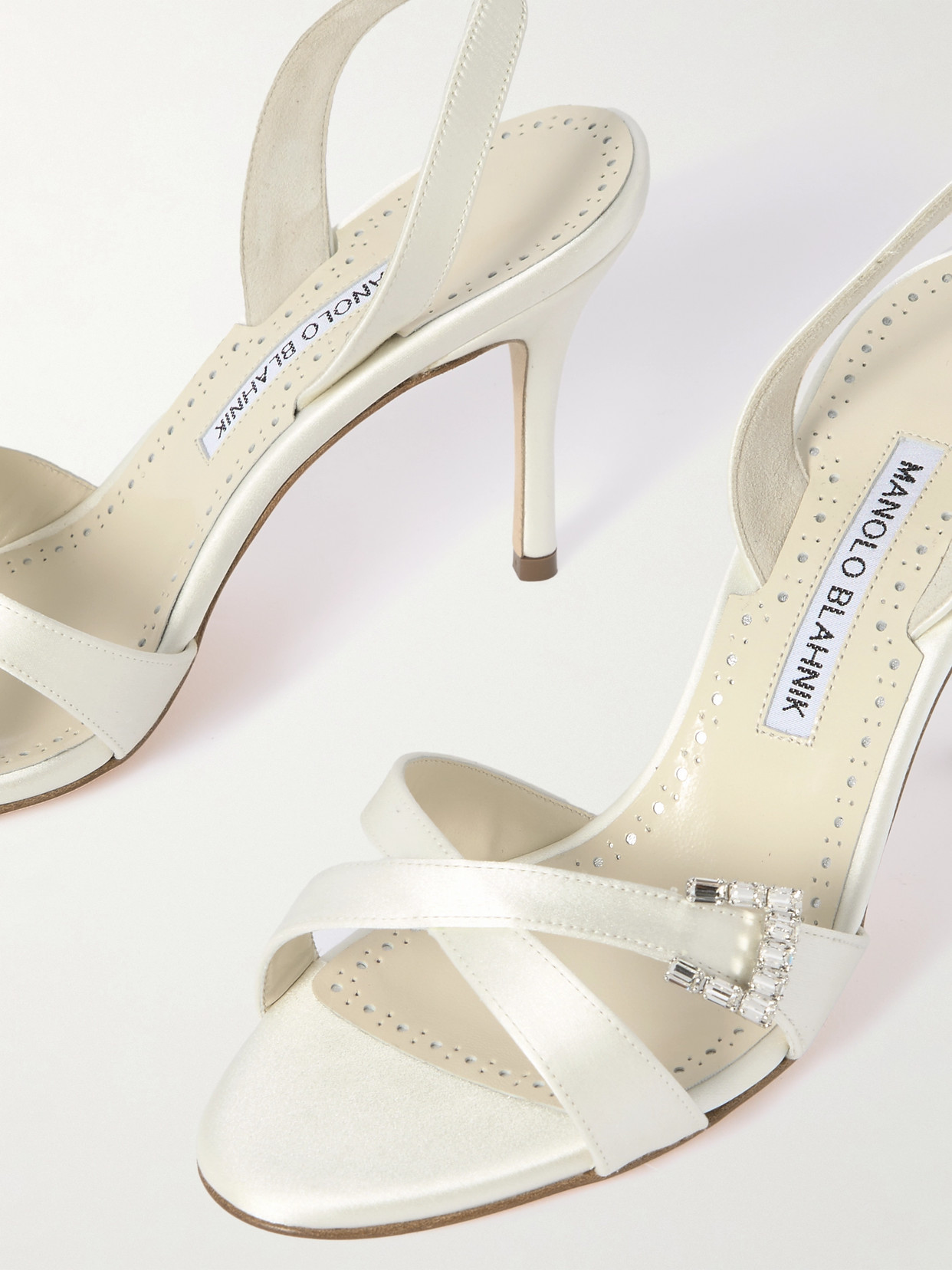 Ramisli 90 Crystal-Embellished Slingback