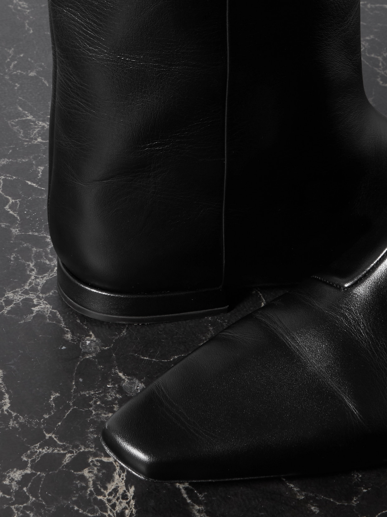 Lirone Leather Knee Boots