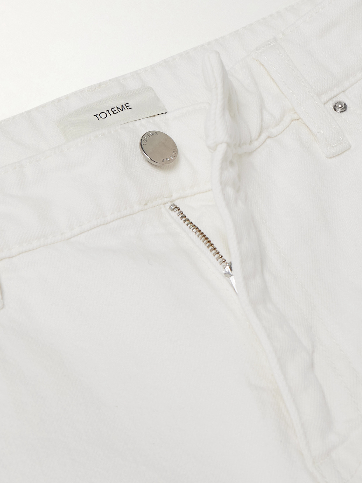 Mid-Rise Slim-Leg Organic Jeans