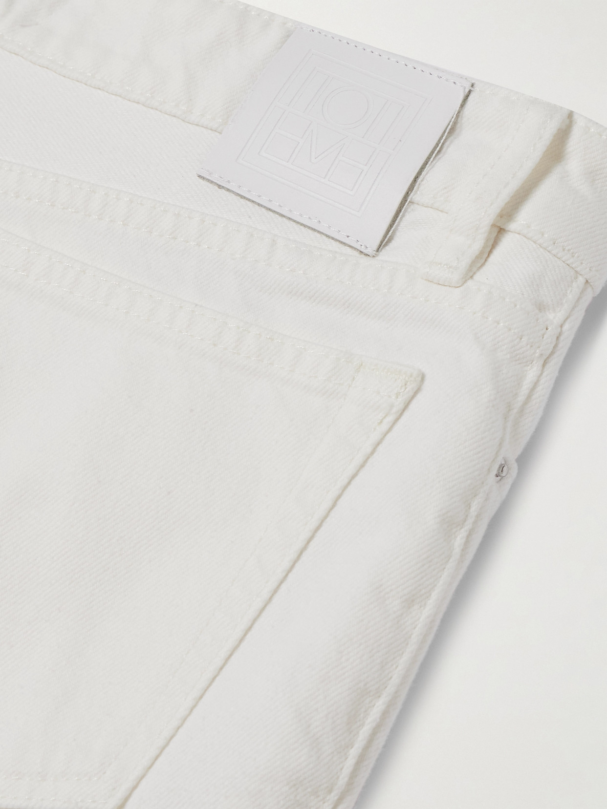 Mid-Rise Slim-Leg Organic Jeans
