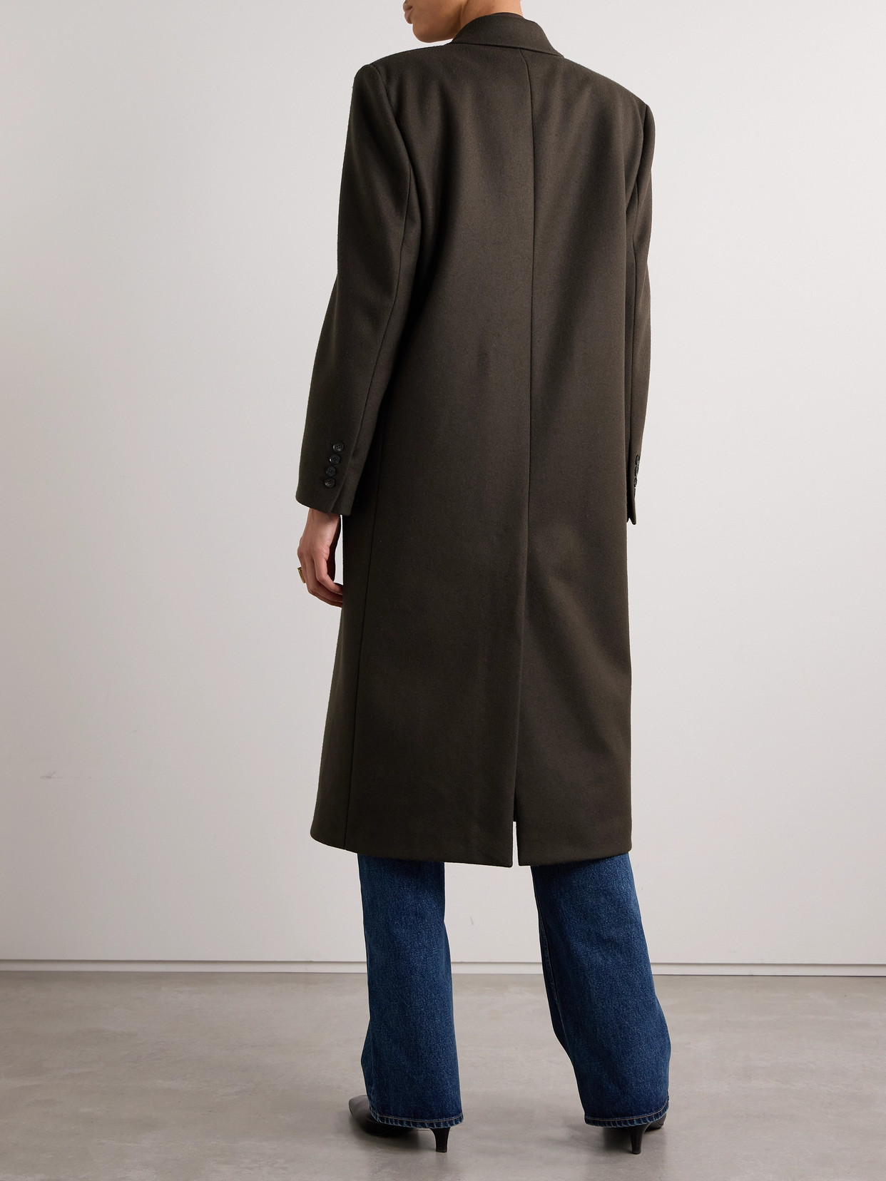 Edmont Double-Breasted Wool-Blend Coat