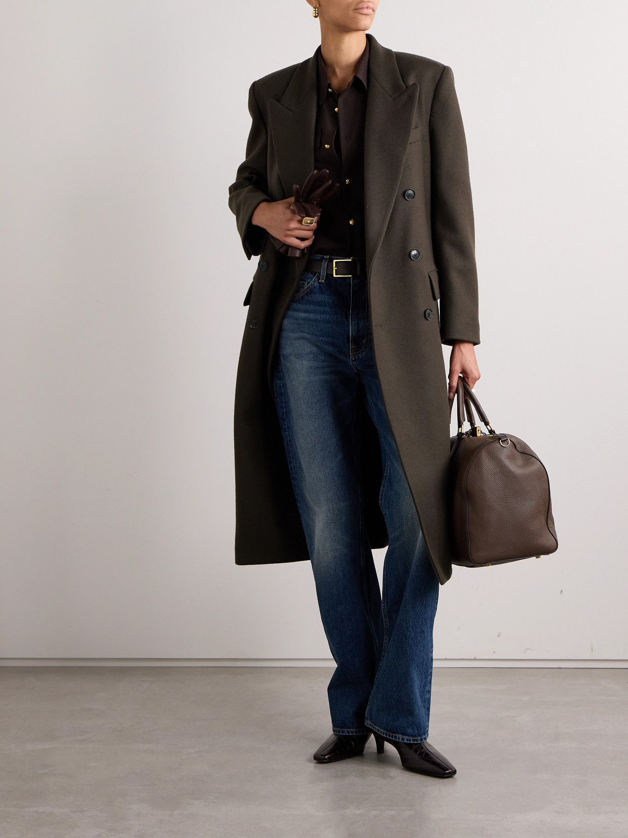 Edmont Double-Breasted Wool-Blend Coat