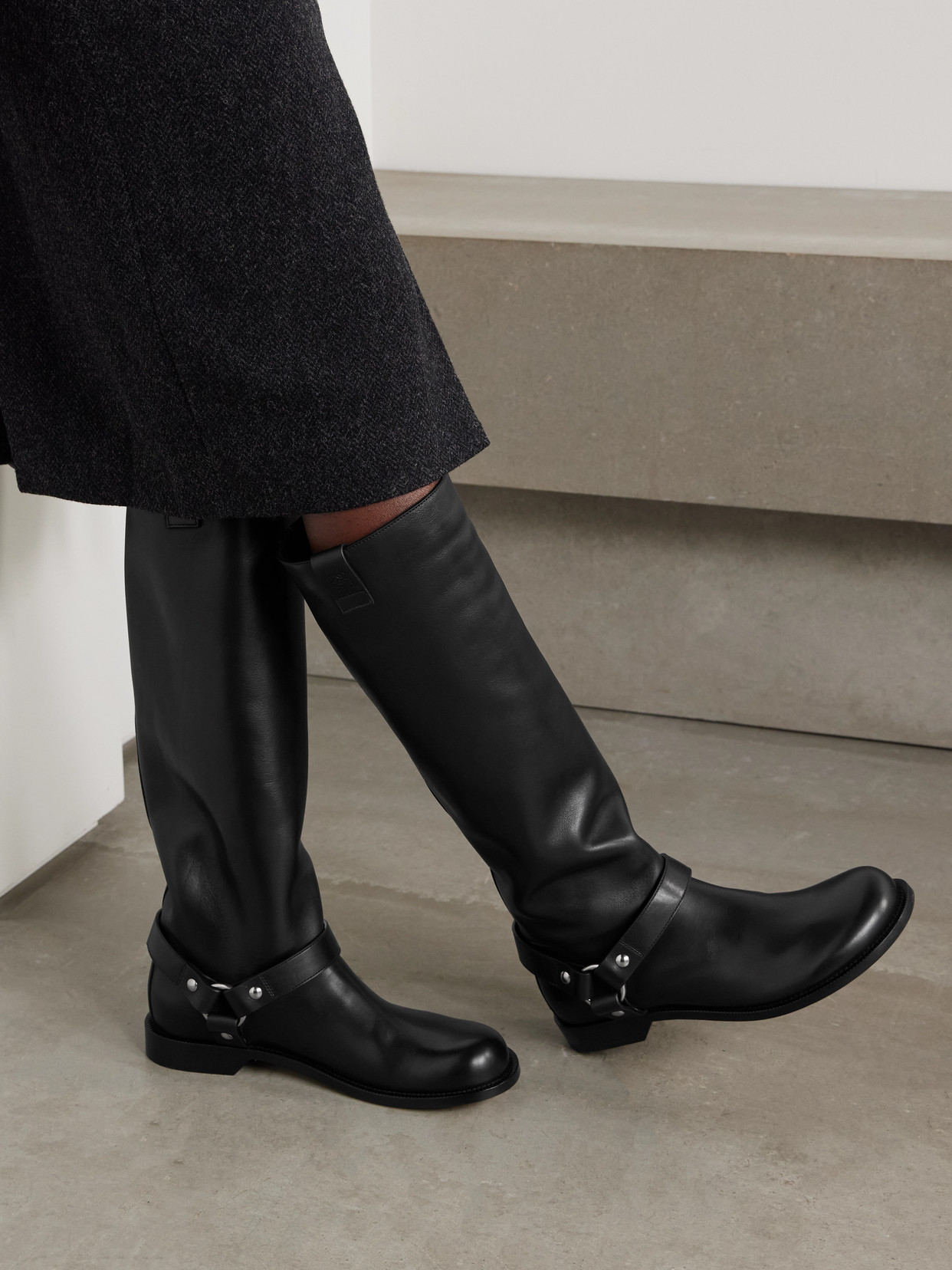 Campo Leather Knee Boots
