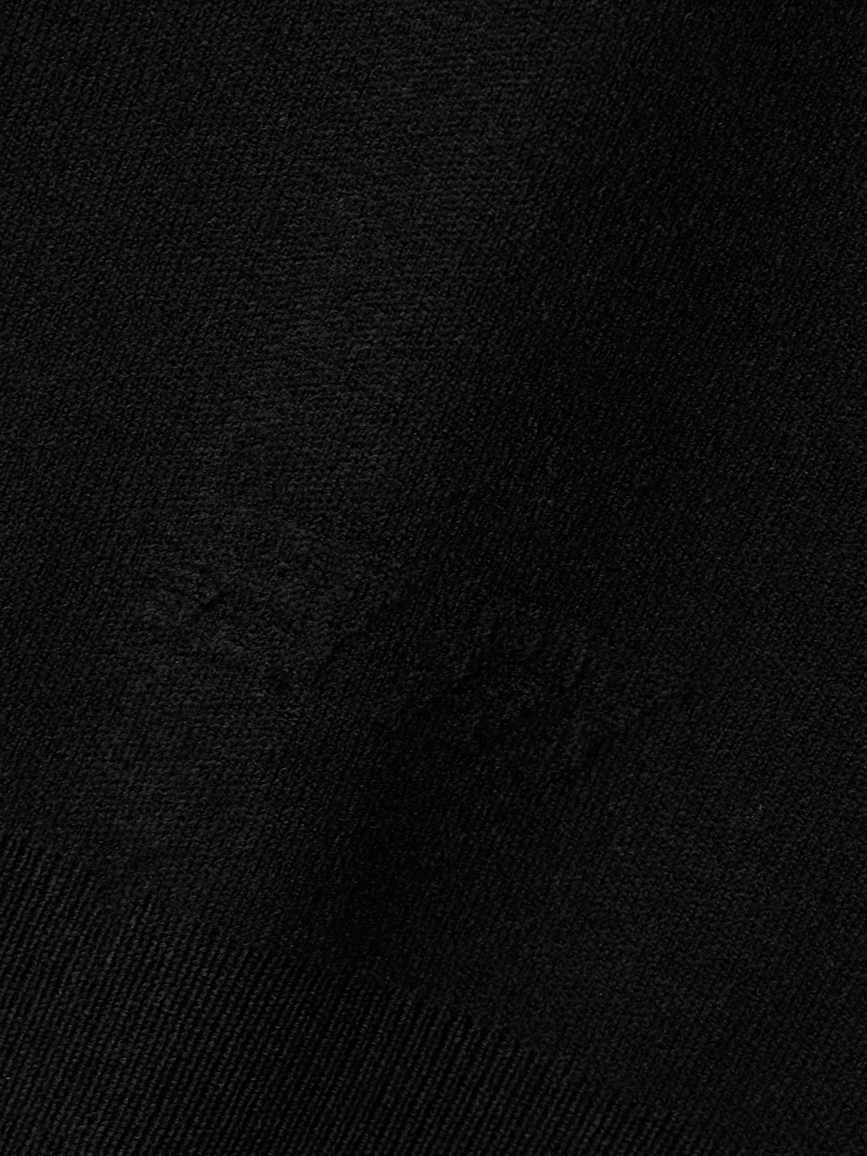 Etta Layered Jersey-Trimmed Wool-Blend Turtleneck Sweater