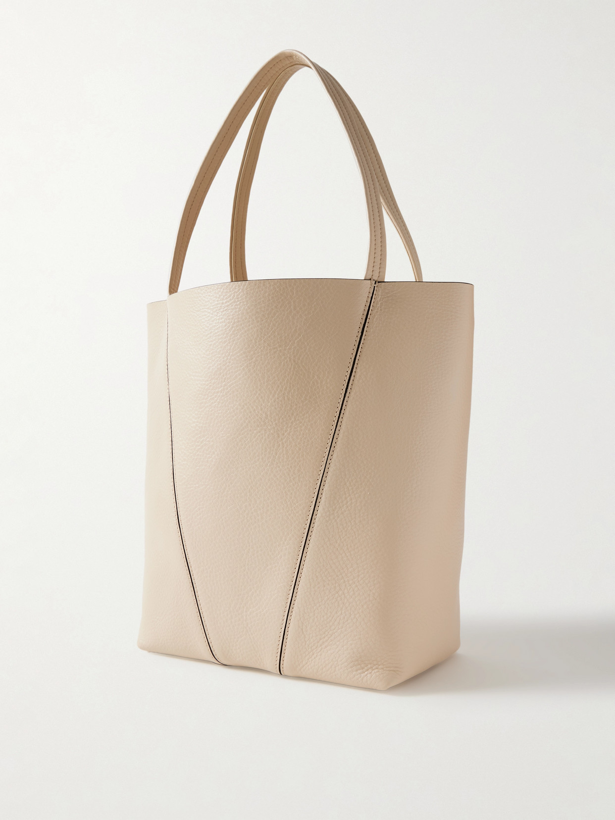 Chloé - Spin Embellished Textured-Leather Tote