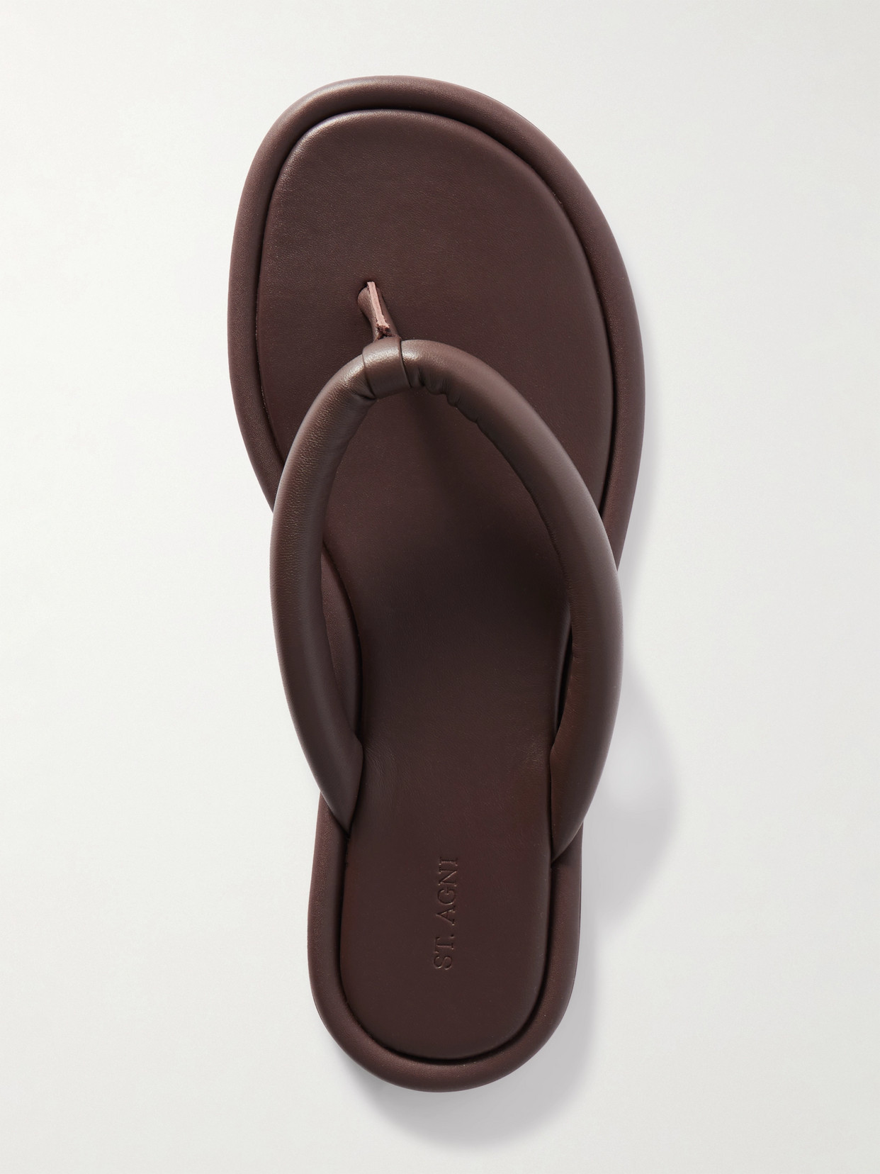 Sumi Padded Leather Flip Flops