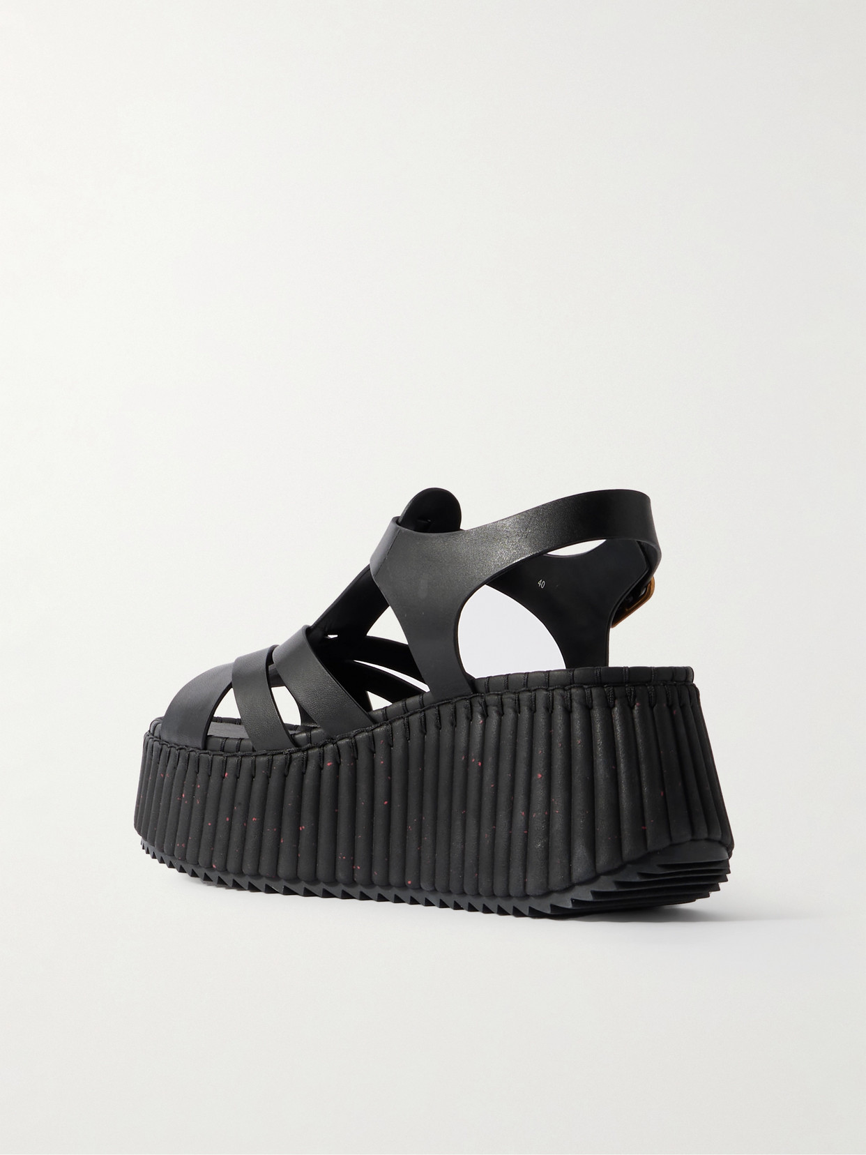 Chloé - Nama Leather Platform Sandals