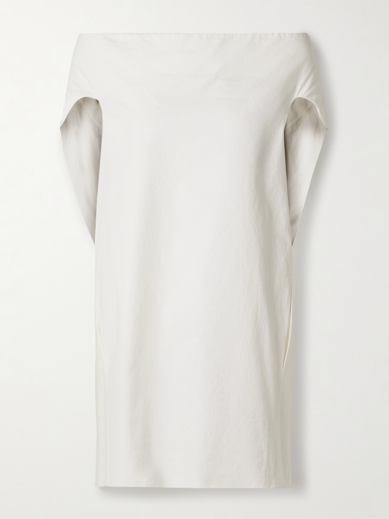 Anitas Off-The-Shoulder Cape-Effect Cotton-Poplin Top