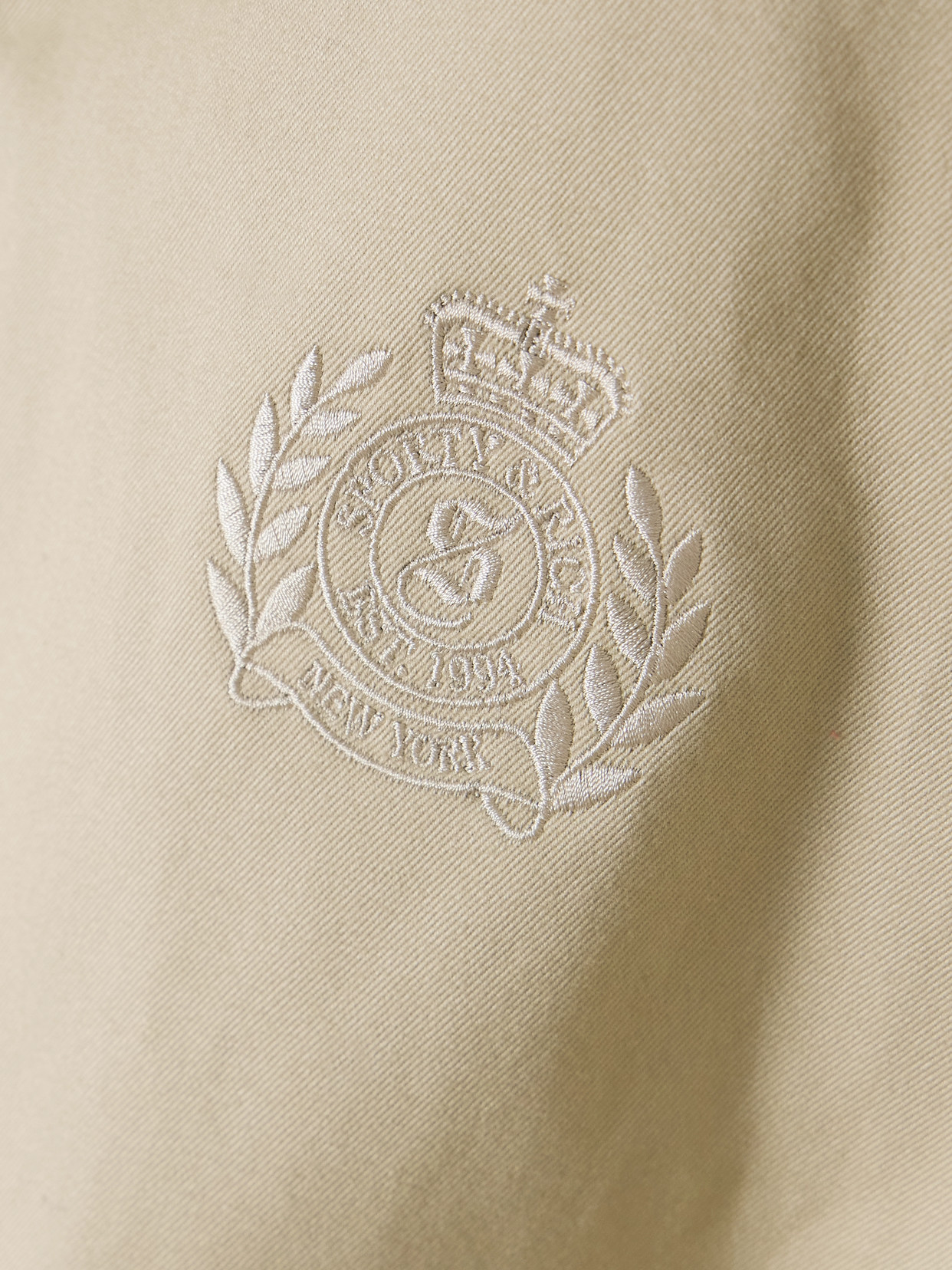 Prep H & W Crest Embroidered Cotton-Twill Jacket
