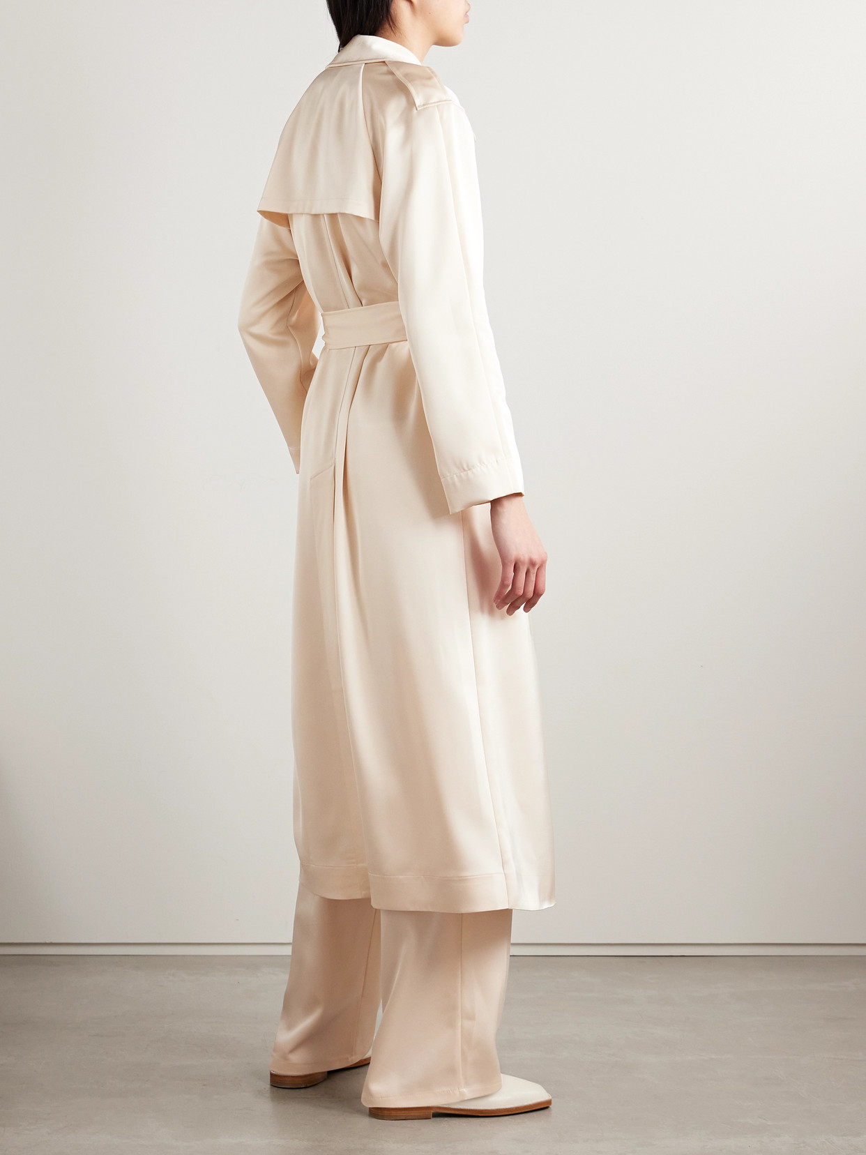 Barb Belted Trench Coat