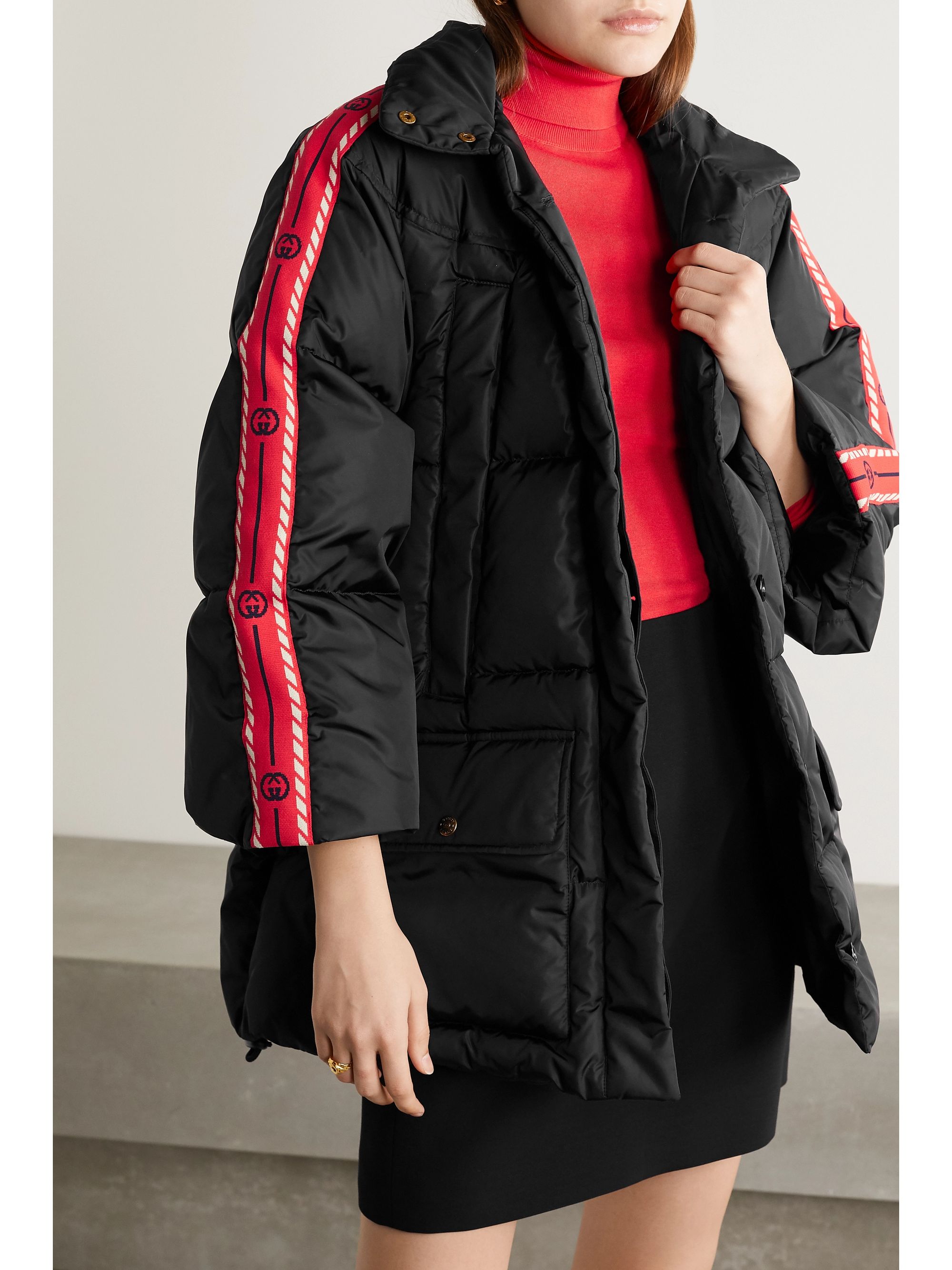 gucci hooded coat