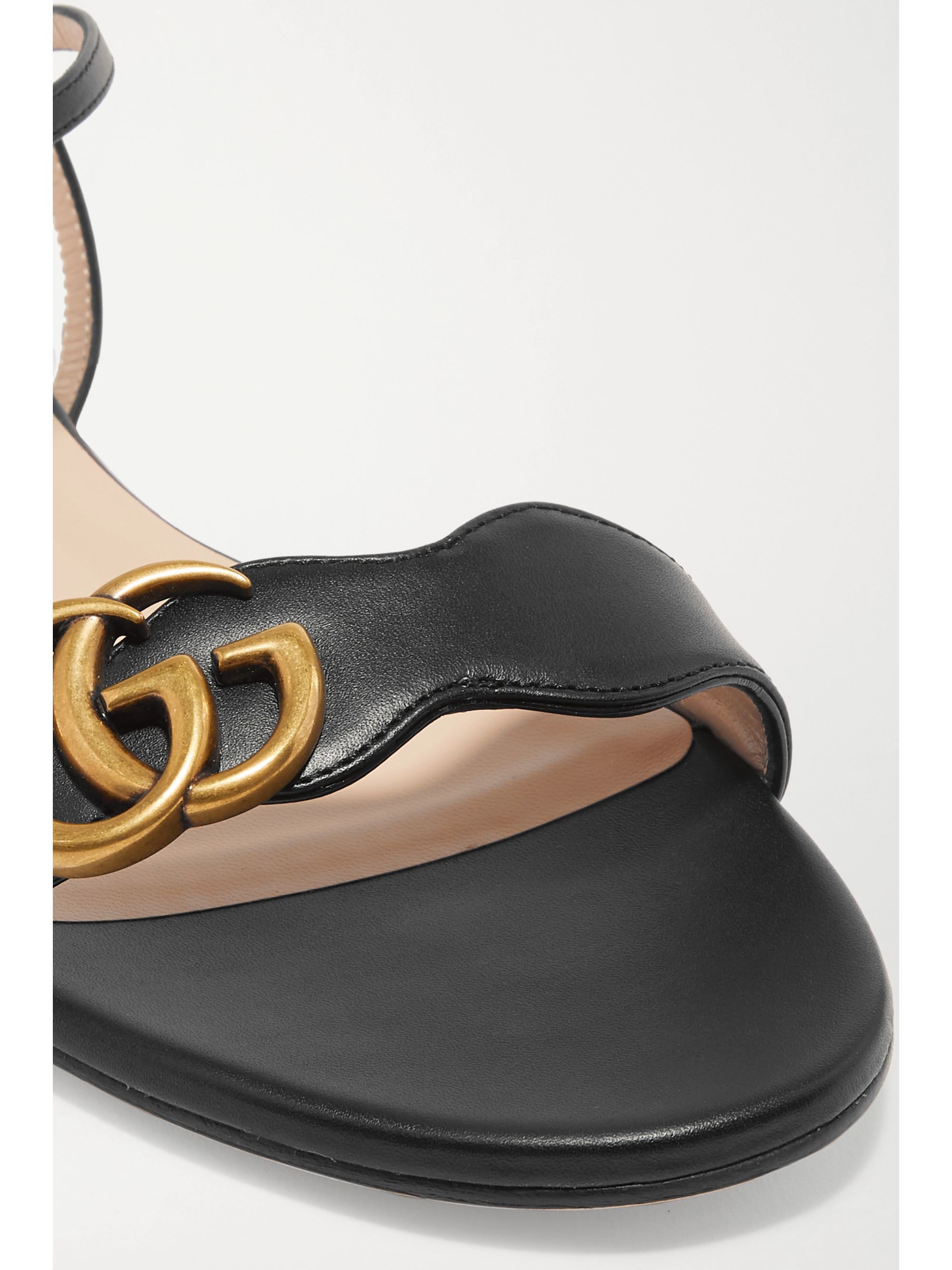 gucci marmont sandal brown