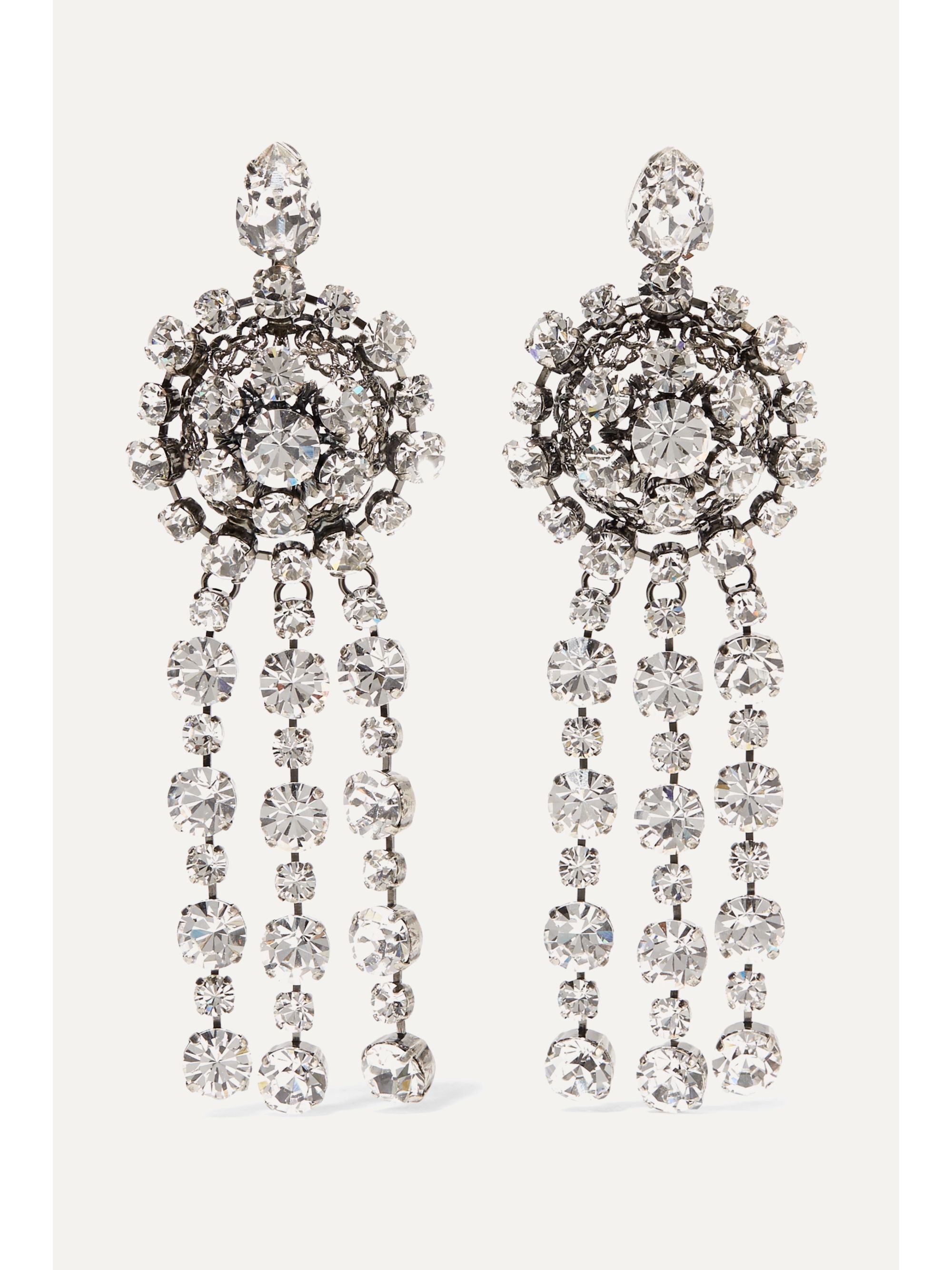gucci crystal earrings