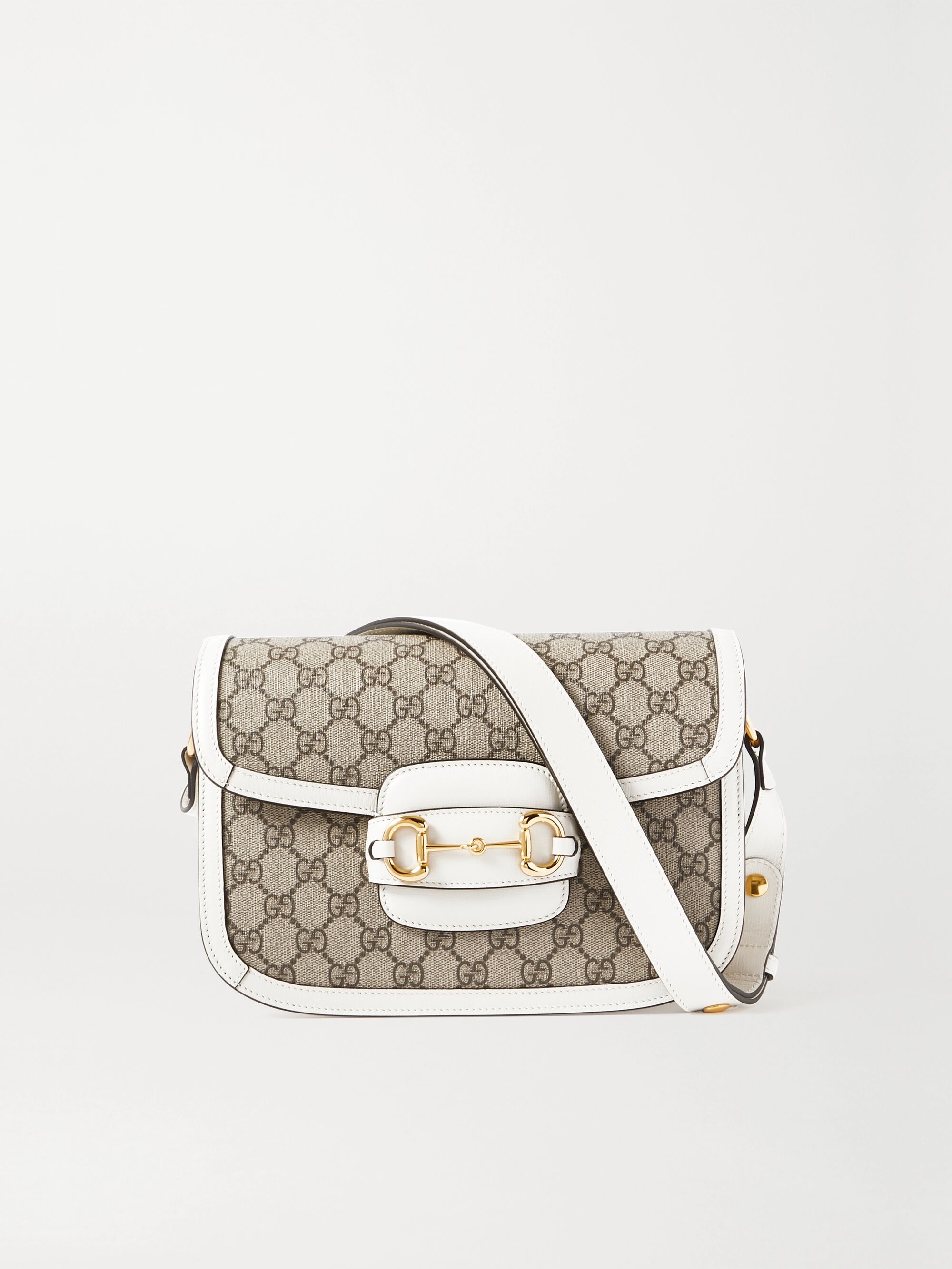 gucci canvas messenger bag