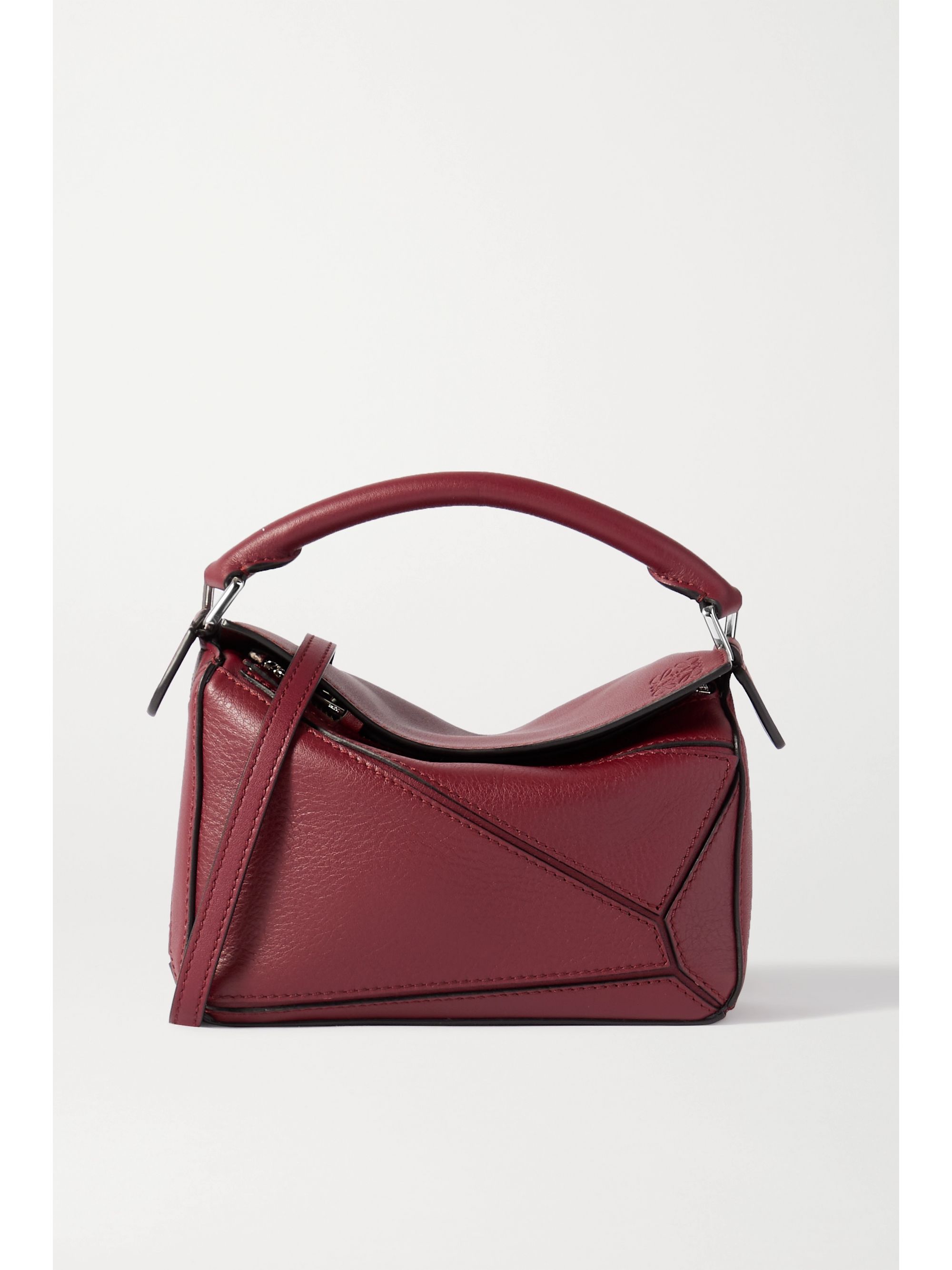 loewe puzzle small leather shoulder bag