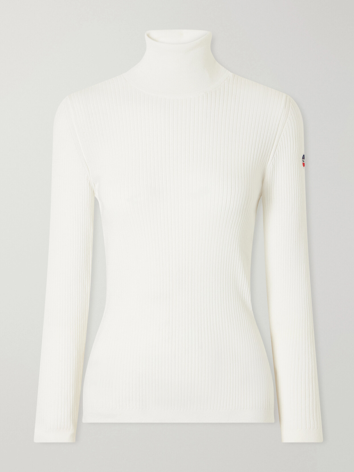 Ancelle Ribbed-Knit Turtleneck Sweater