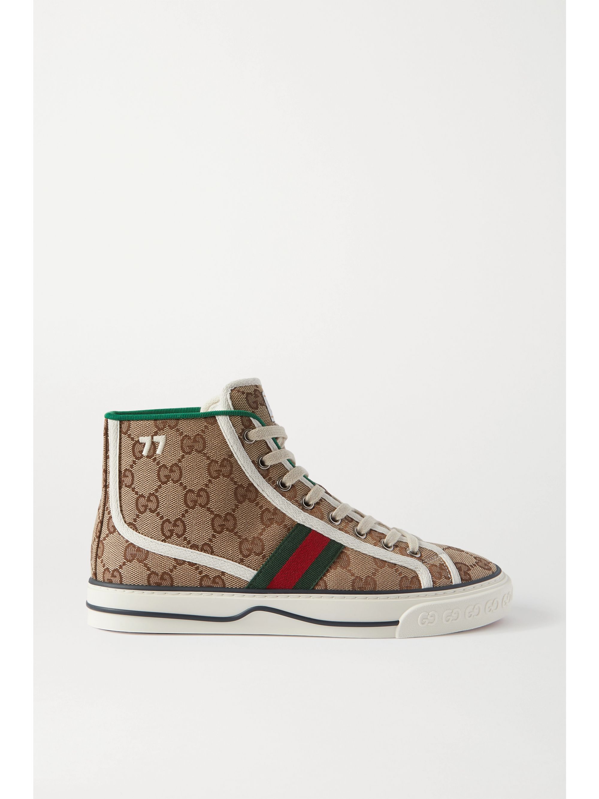 gucci monogram high top sneakers