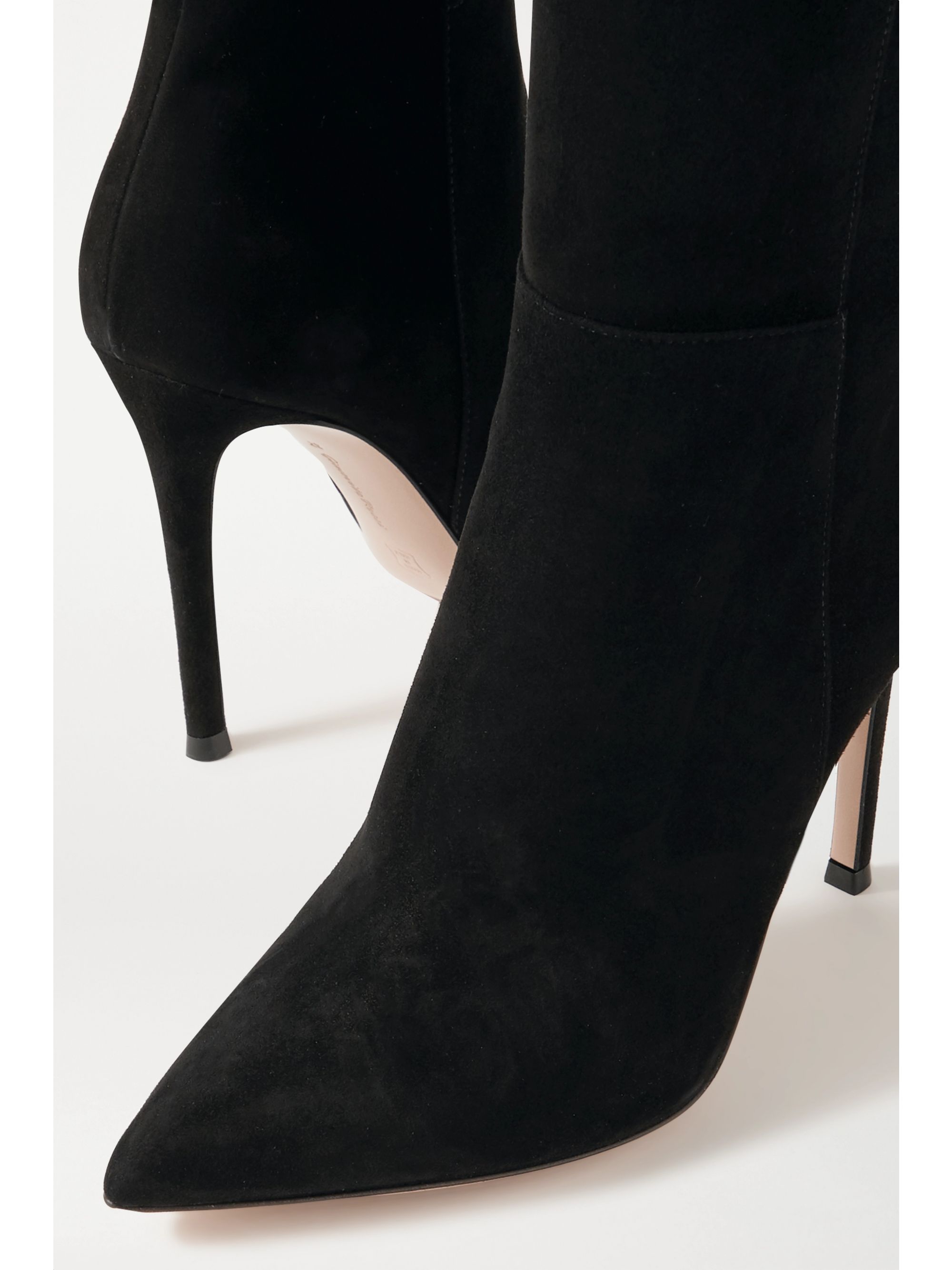 Black 105 suede over-the-knee boots | GIANVITO ROSSI | NET-A-PORTER