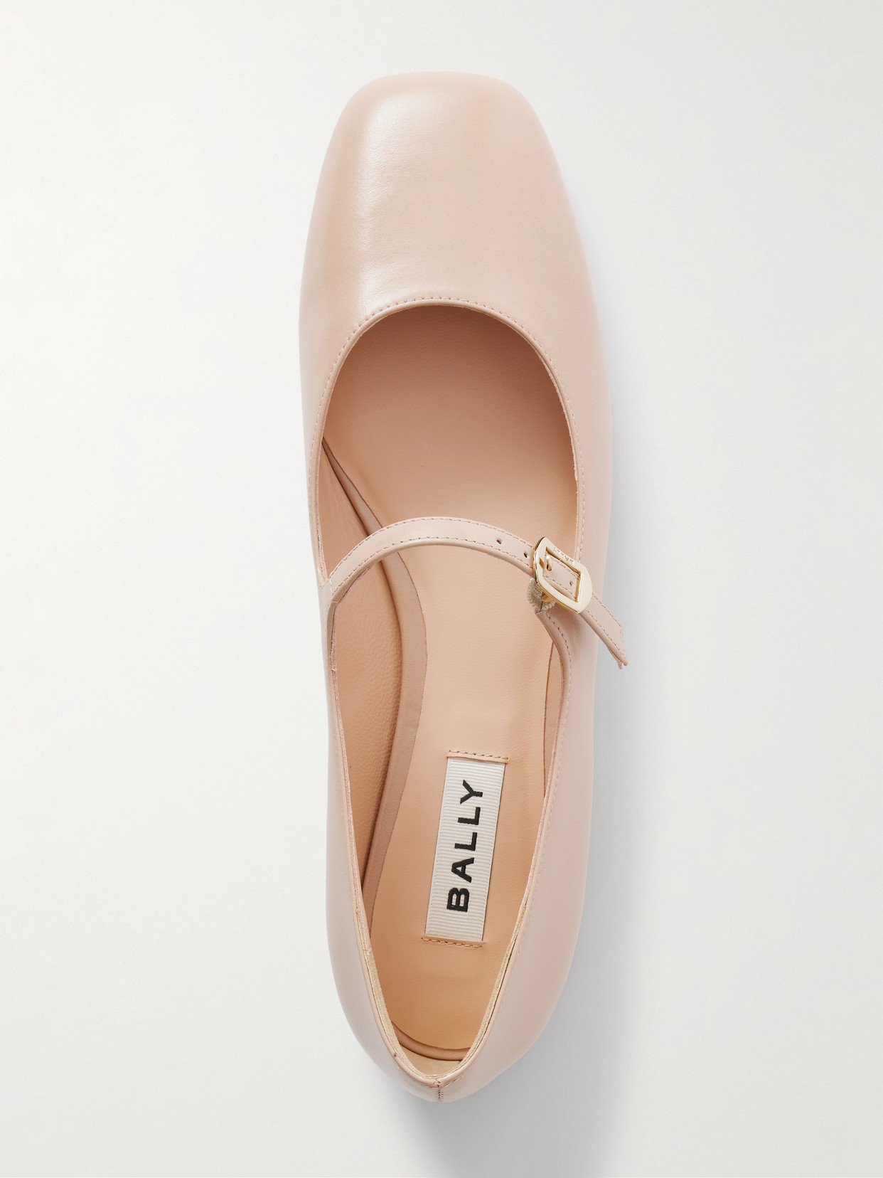 Belkys Leather Mary-Jane Ballet Flats