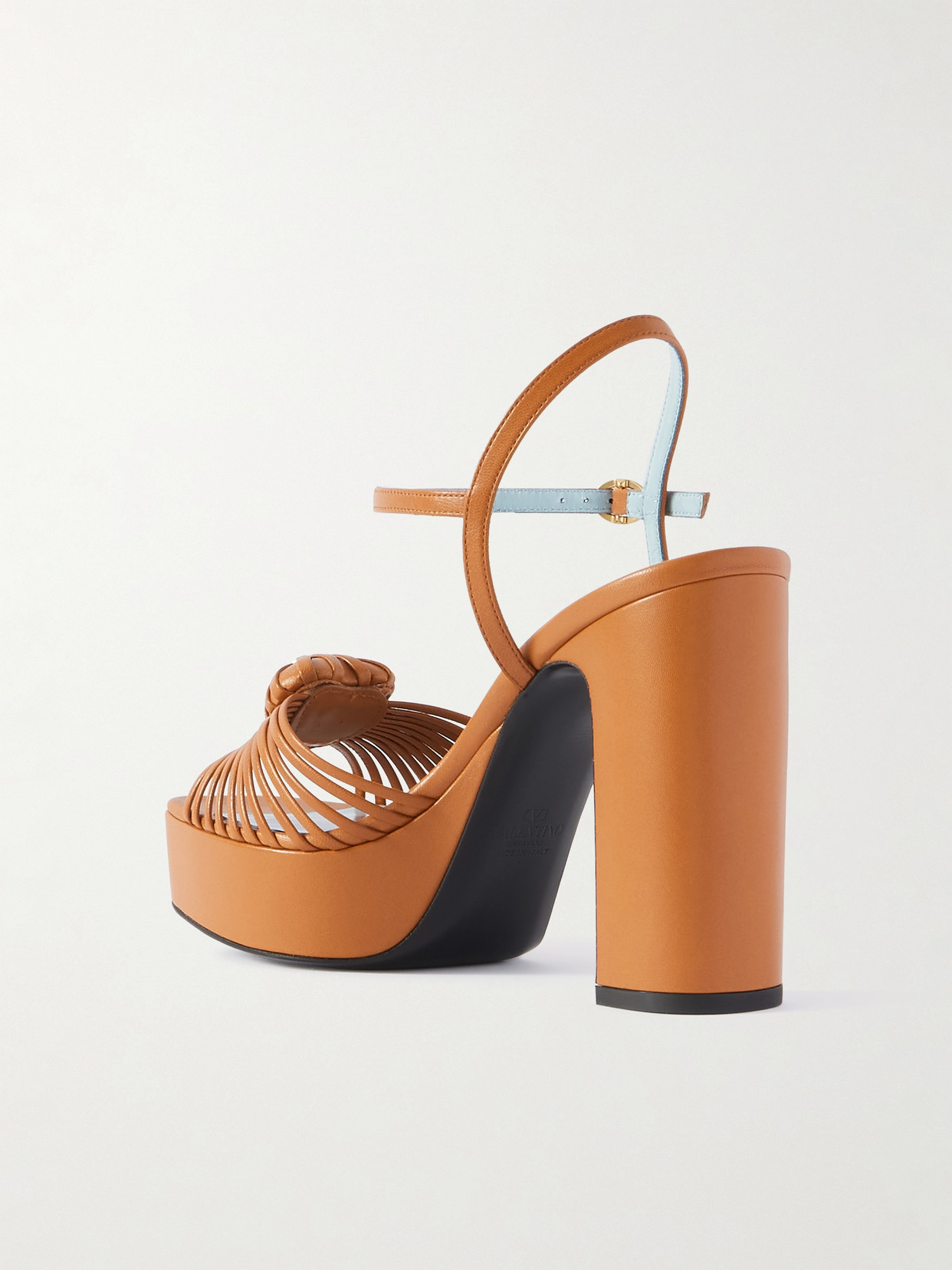 Garavani - Embellished Leather Platform Sandals