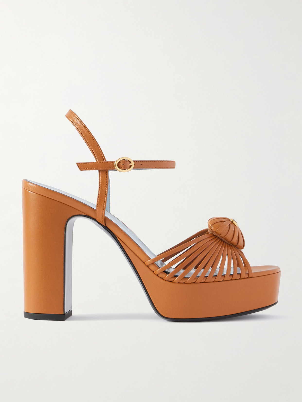 Garavani - Embellished Leather Platform Sandals
