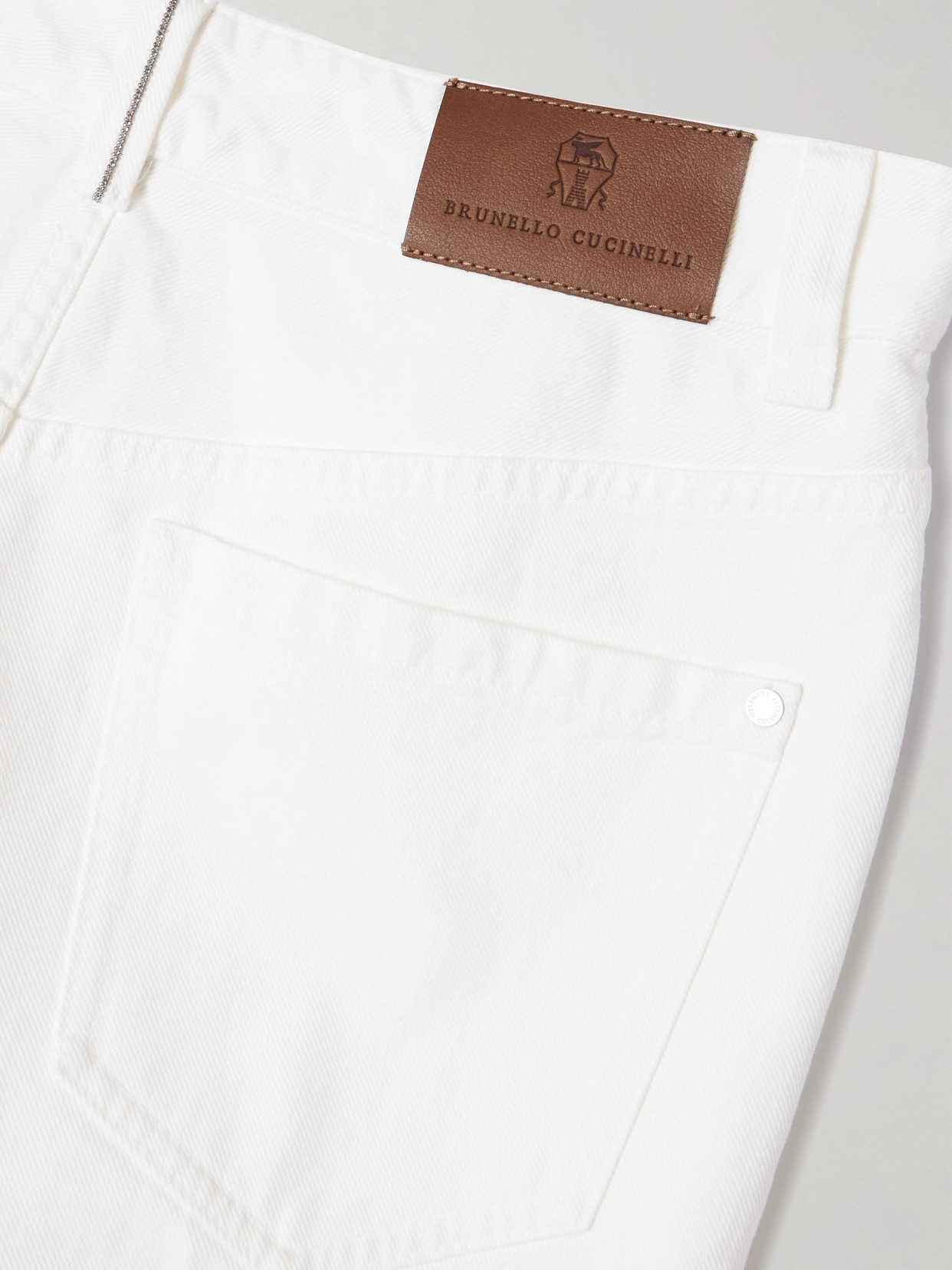 Mid-Rise Straight-Leg Jeans