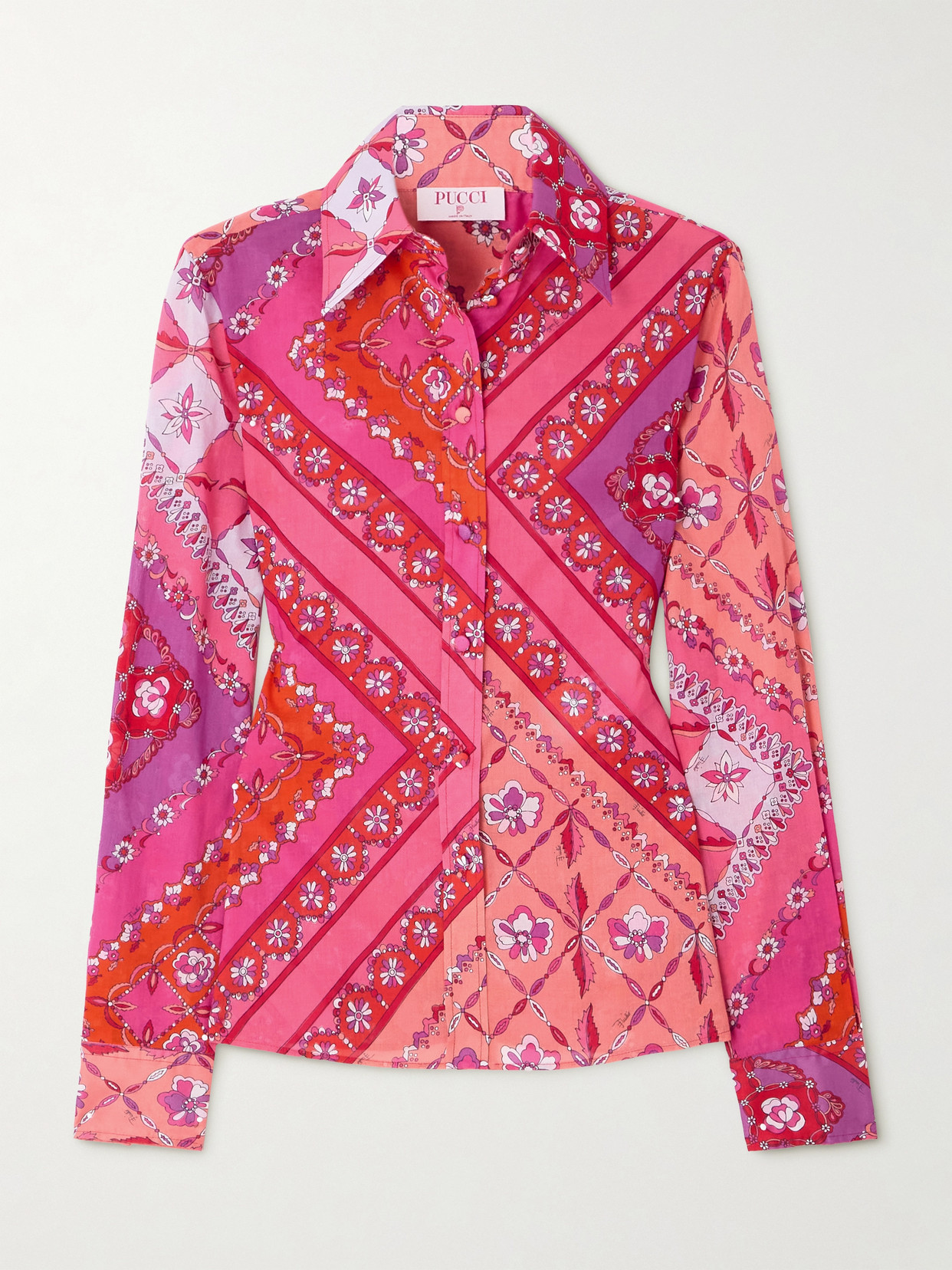 Pucci - Printed Cotton-Muslin Shirt