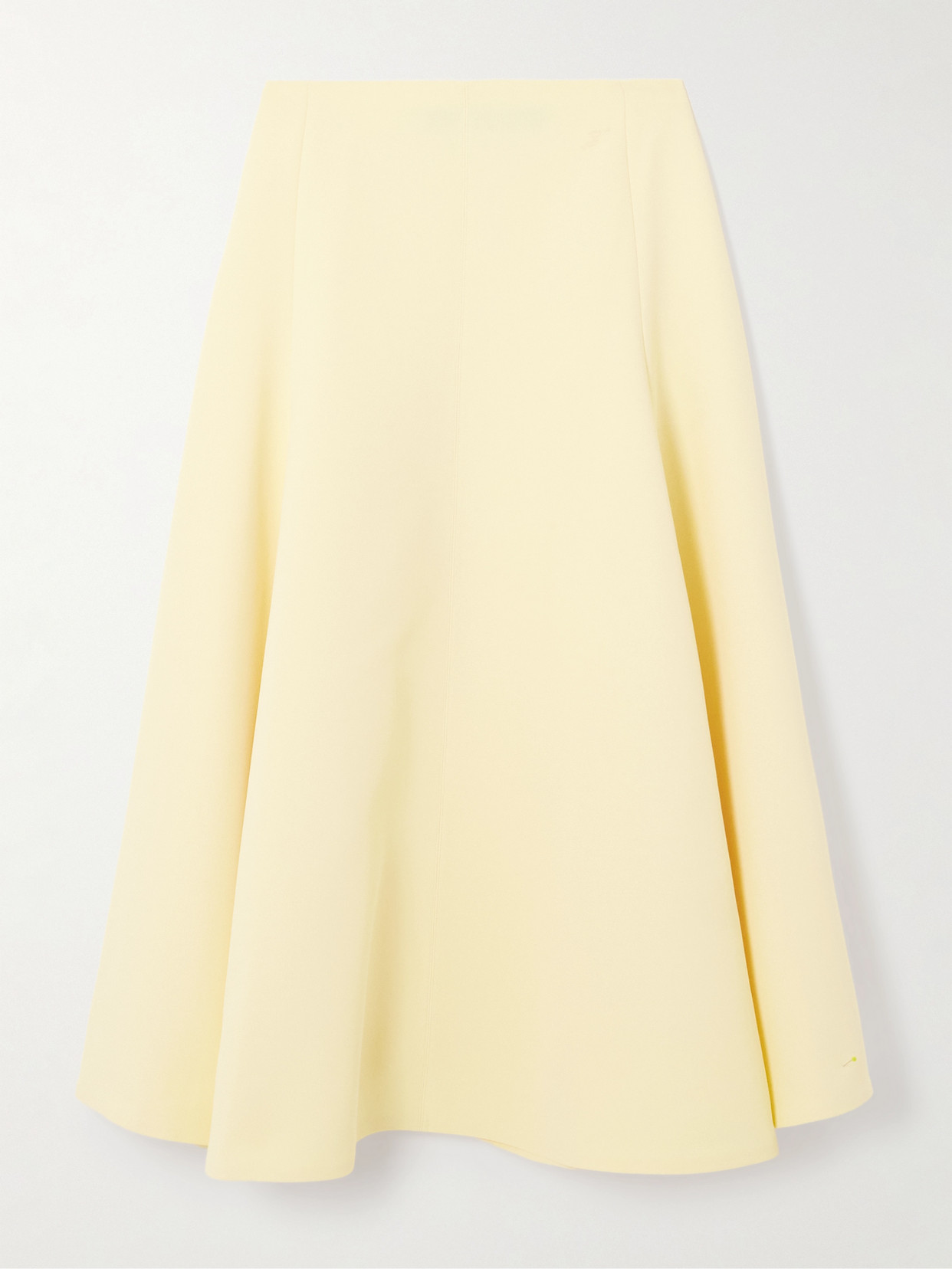 Triangle Paneled Crepe Midi