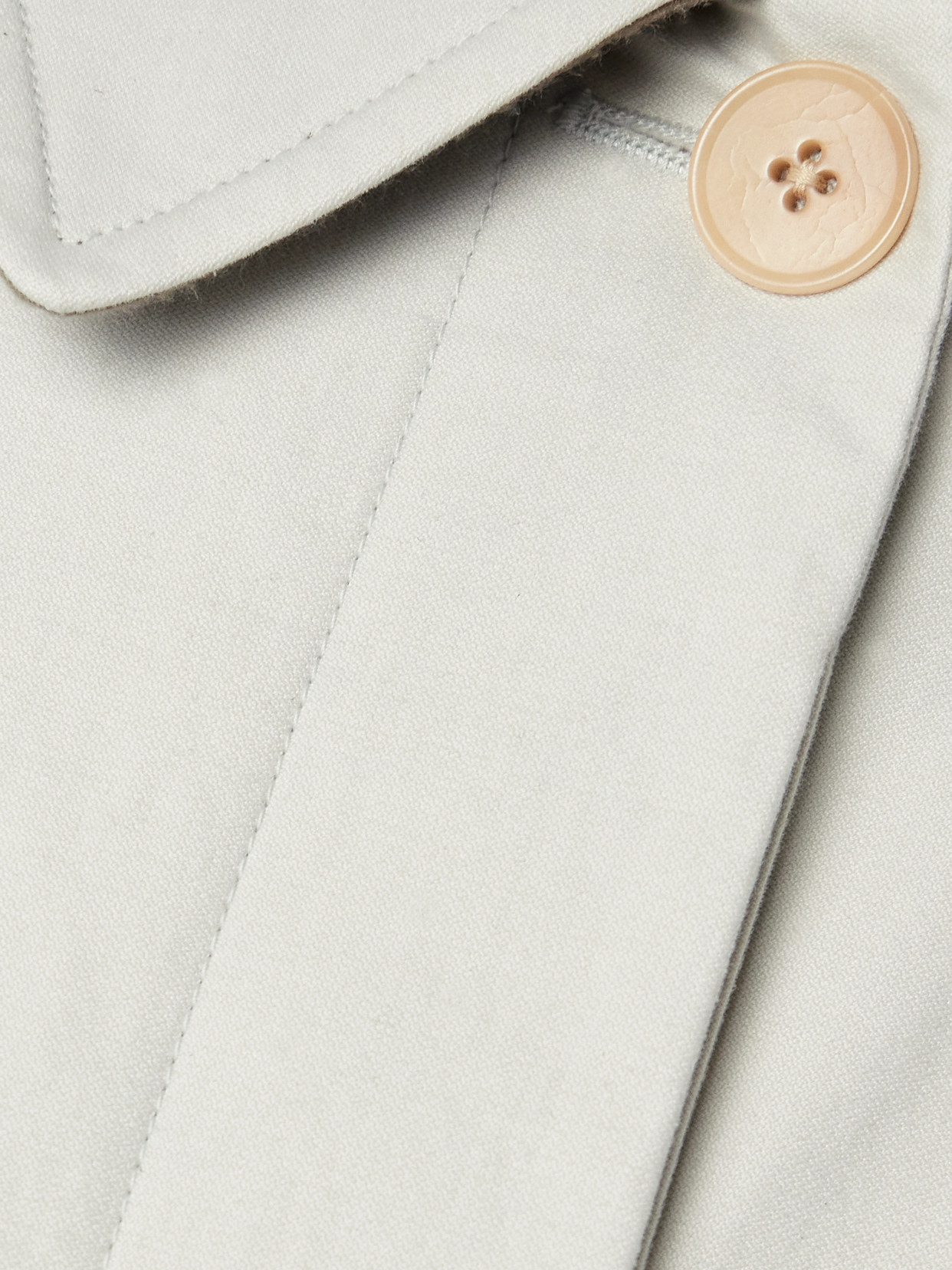 Pluma Brushed Cotton And Cashmere-Blend Trench Coat