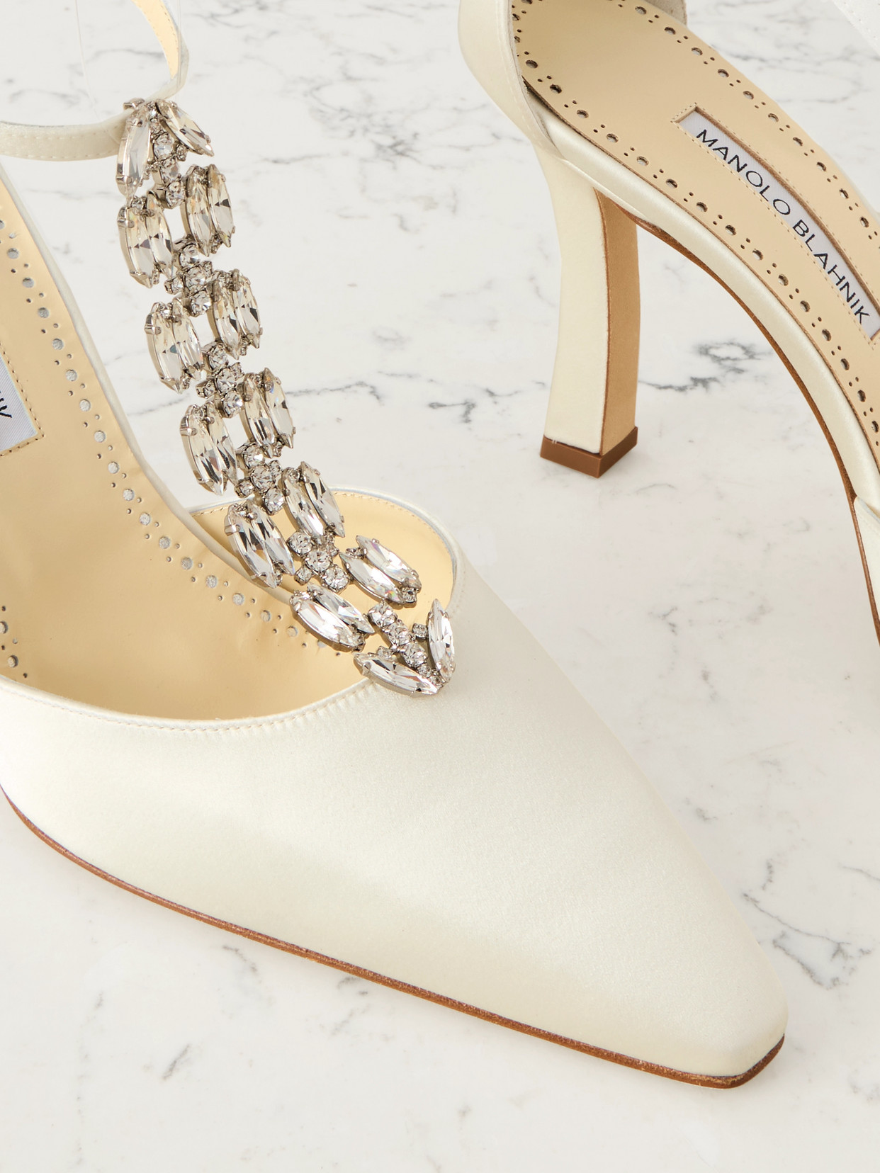 Molara 105 Crystal-Embellished Pumps
