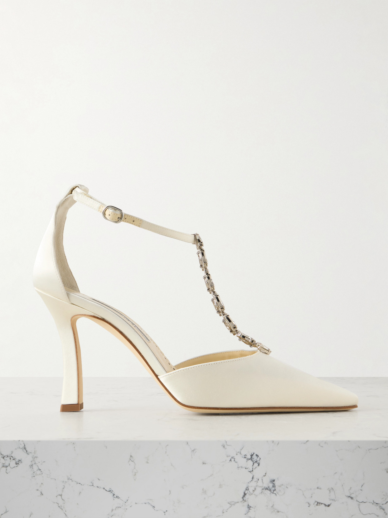 Molara 105 Crystal-Embellished Pumps