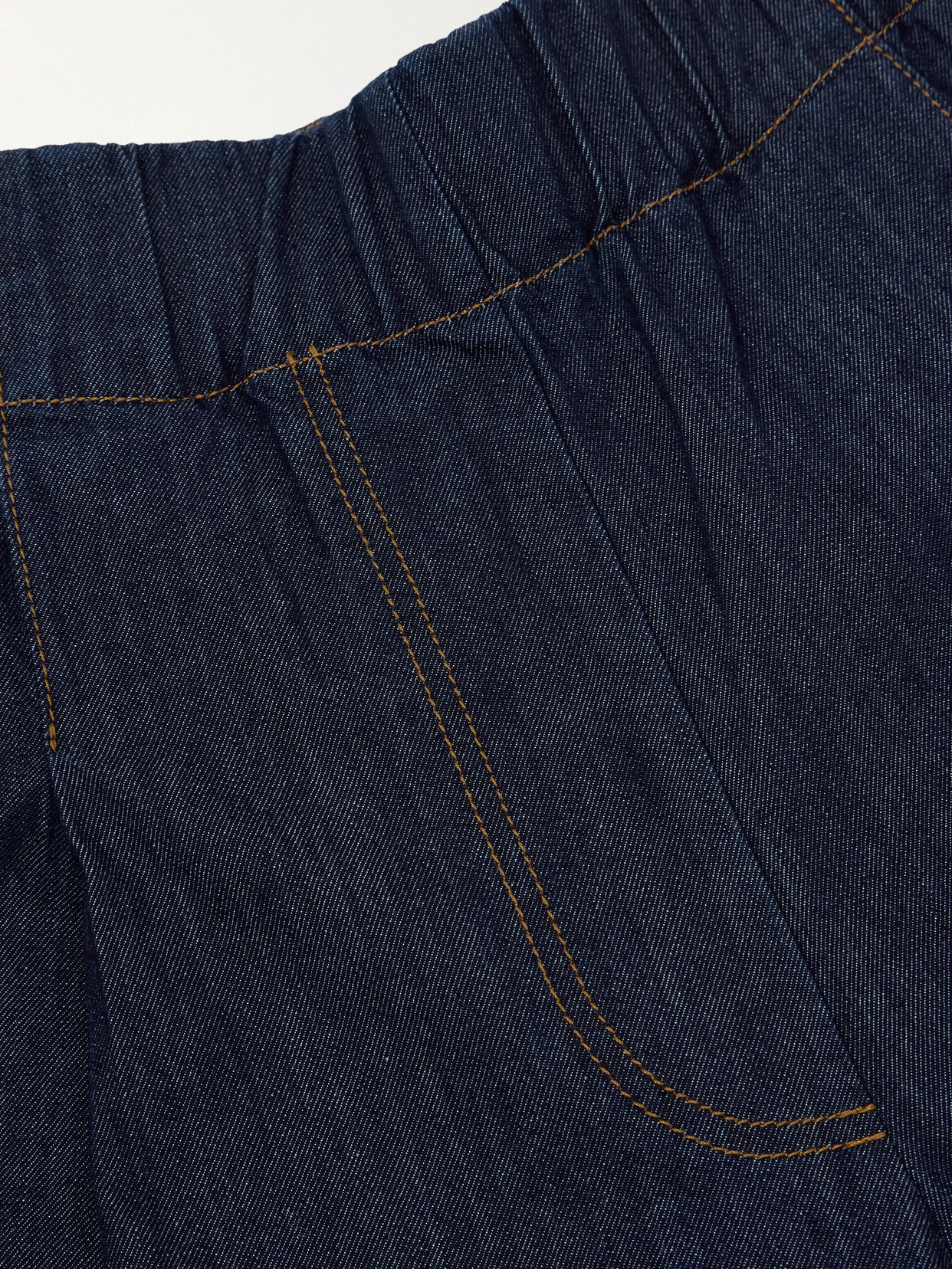Pleated Wide- Leg