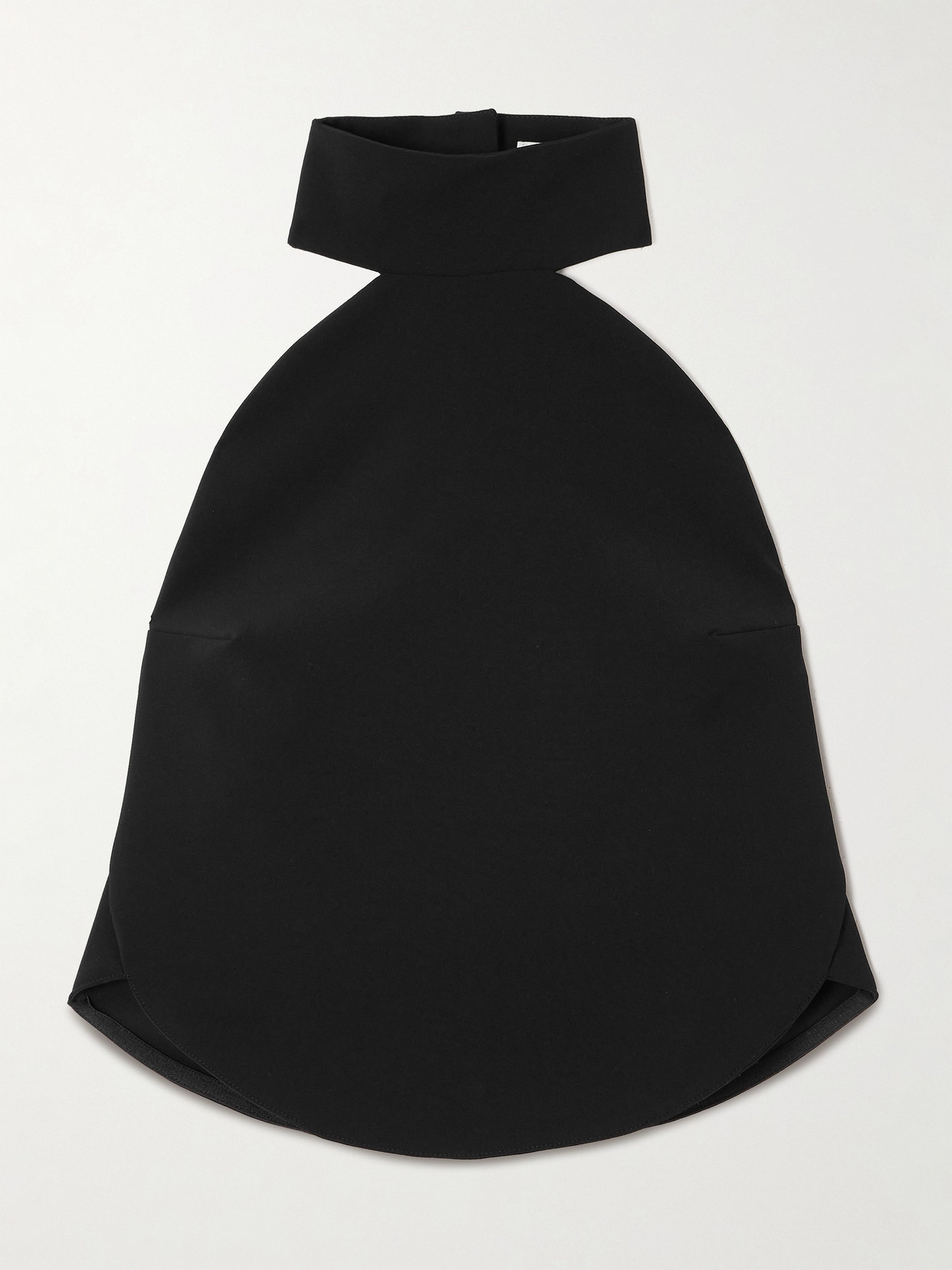 Ellipse Cropped Crepe Halterneck Top