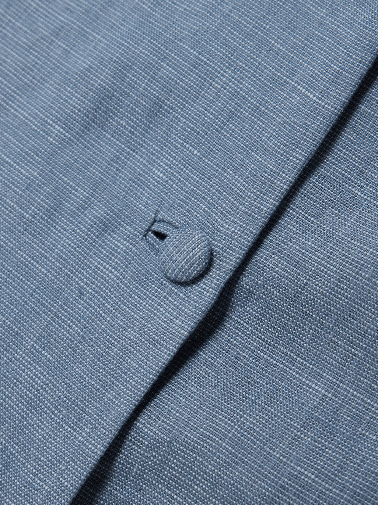 Thea Double-Breasted Linen Vest