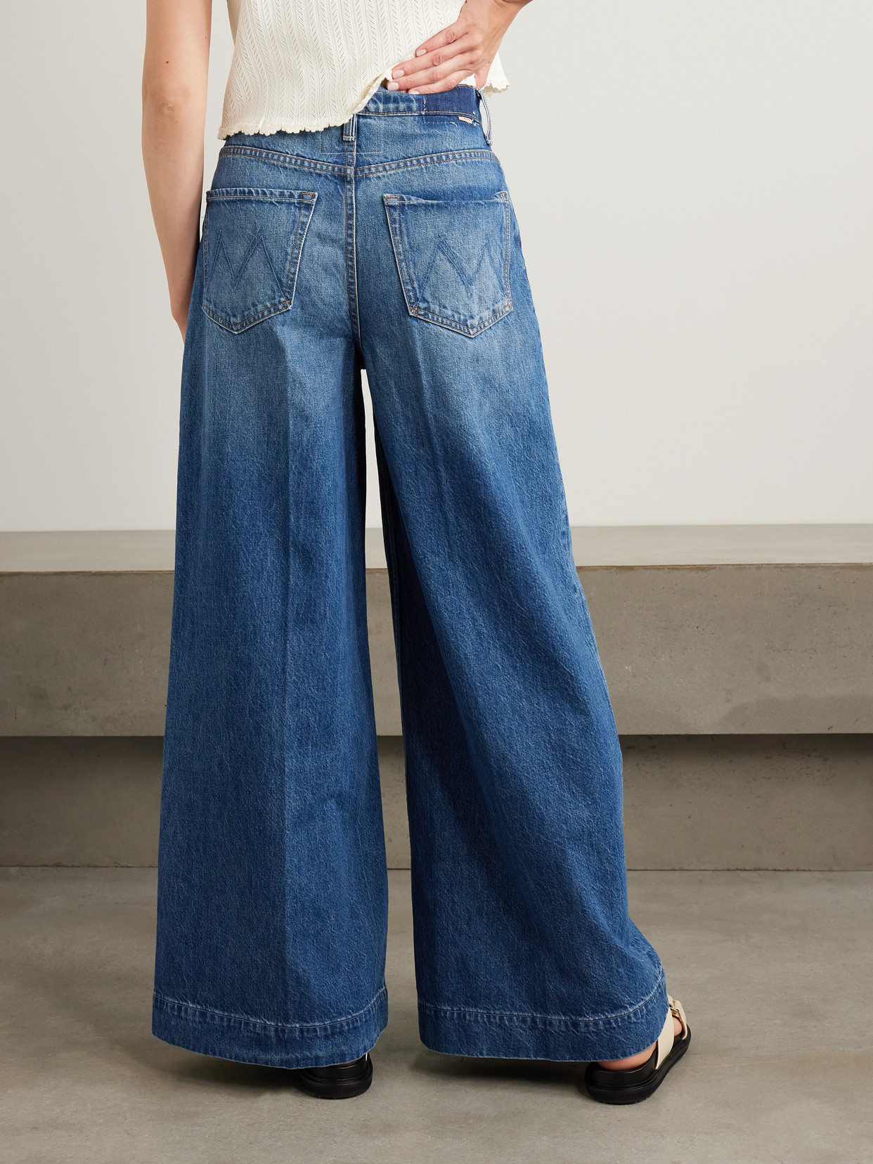 The Headliner Sneak High-Rise Wide- Leg
