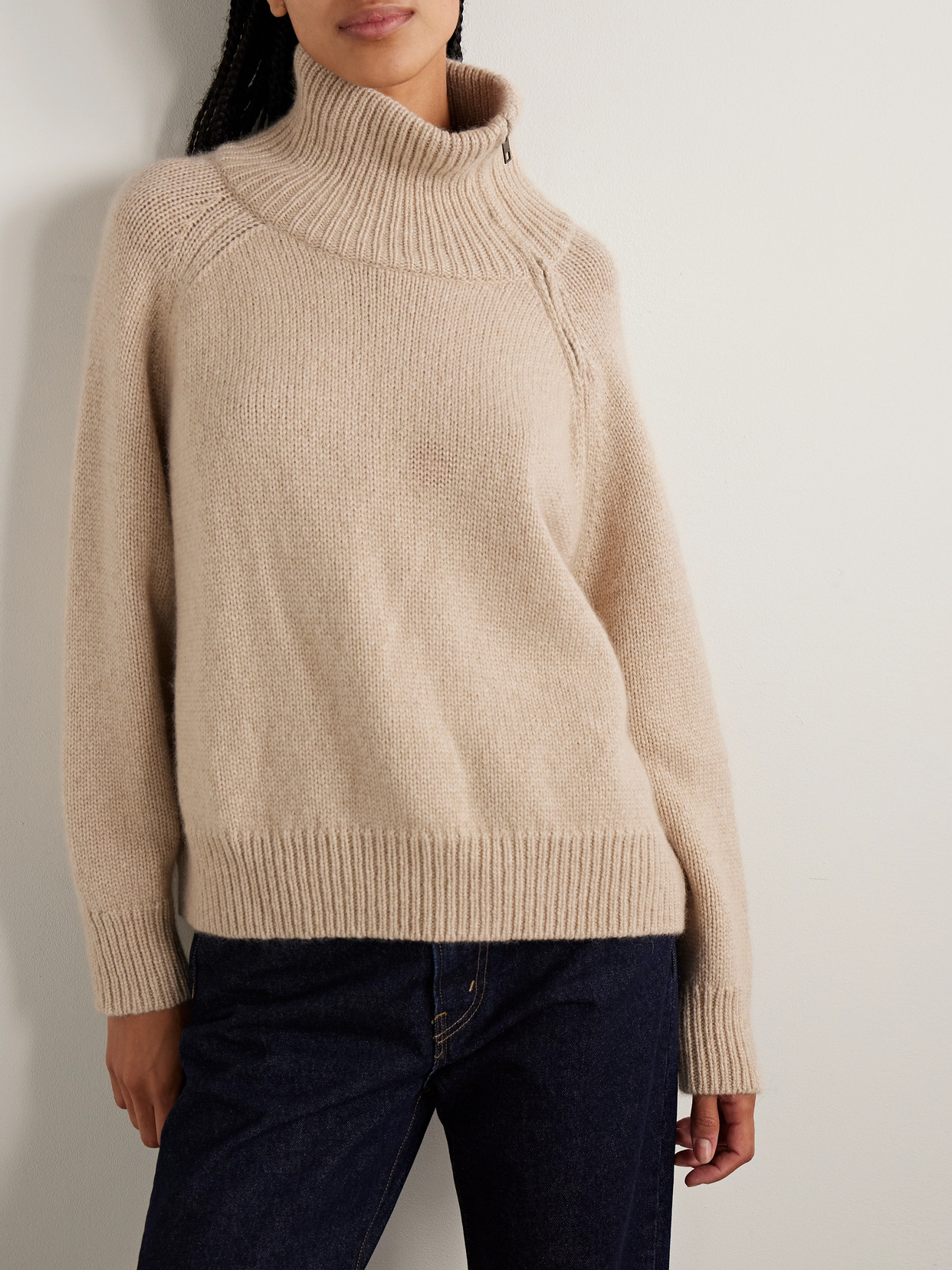 Raelynn Cashmere Turtleneck Sweater