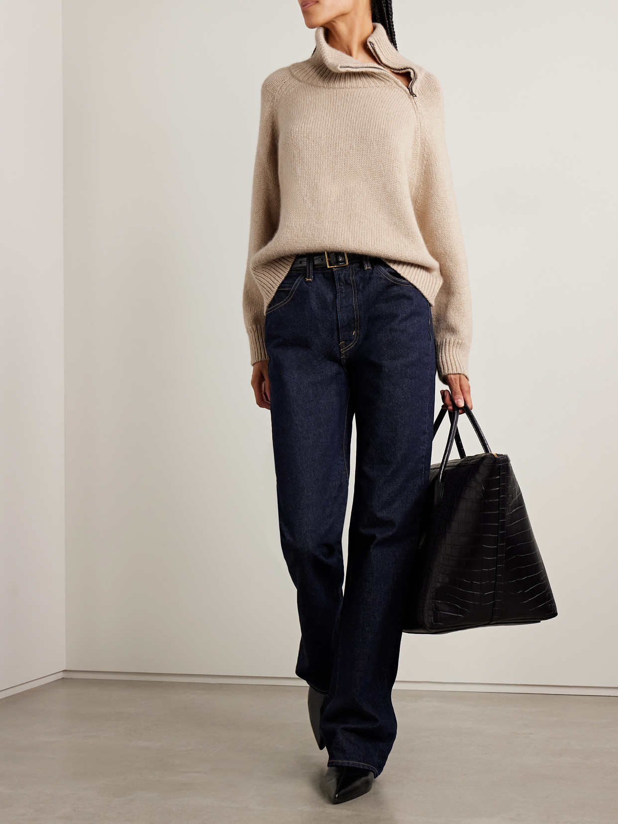 Raelynn Cashmere Turtleneck Sweater