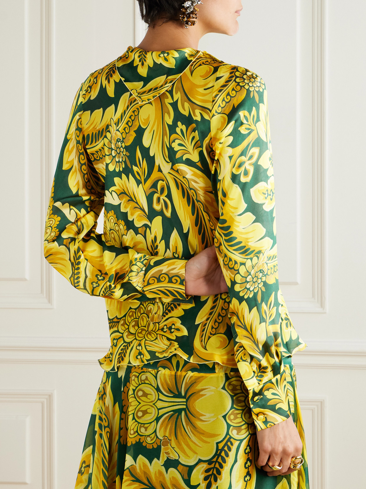 Printed Silk Blouse