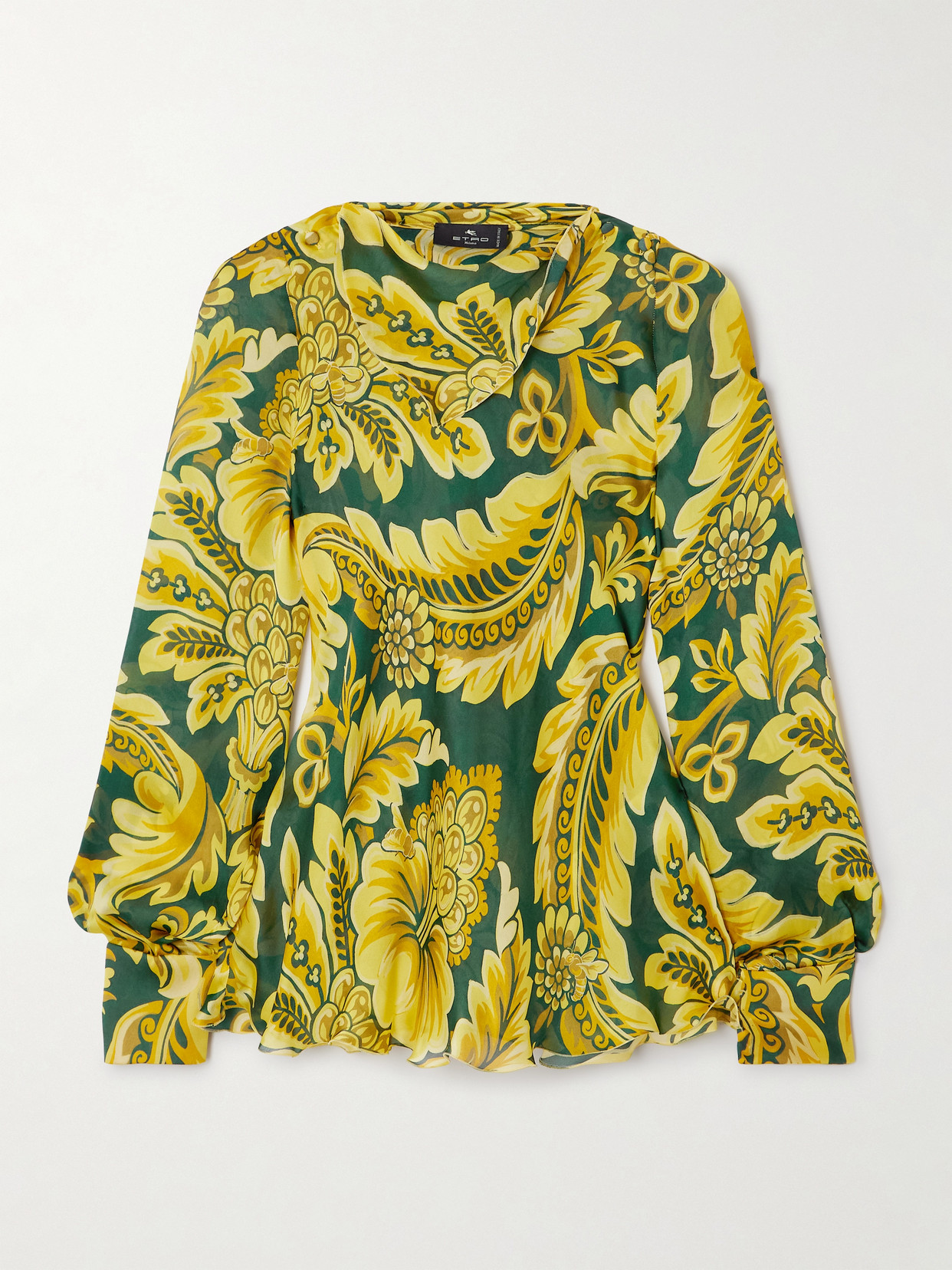 Printed Silk Blouse