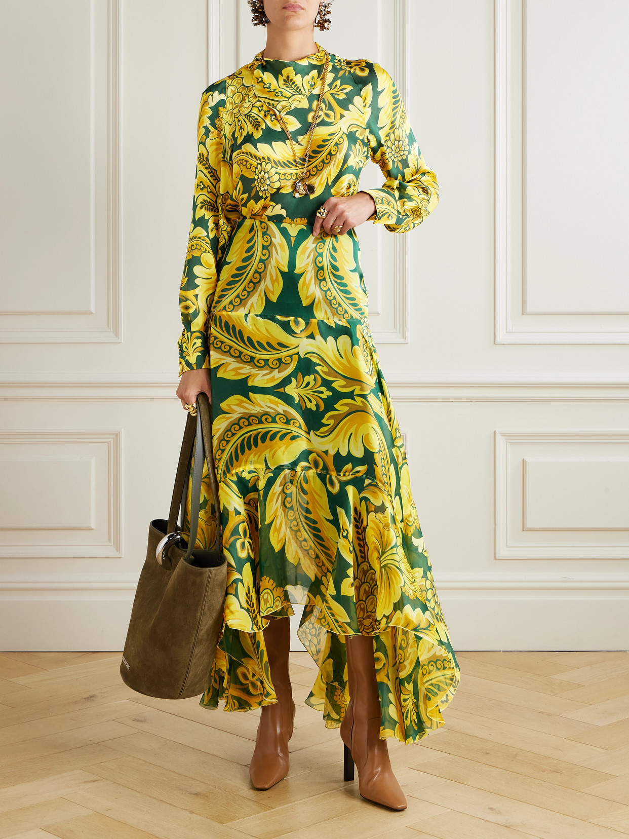 Printed Silk Blouse