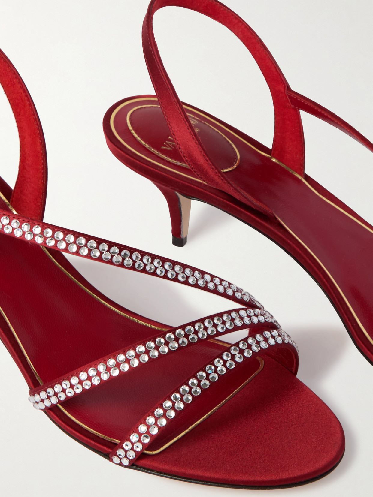 Garavani - Dans Le Foyer 55 Crystal-Embellished Slingback