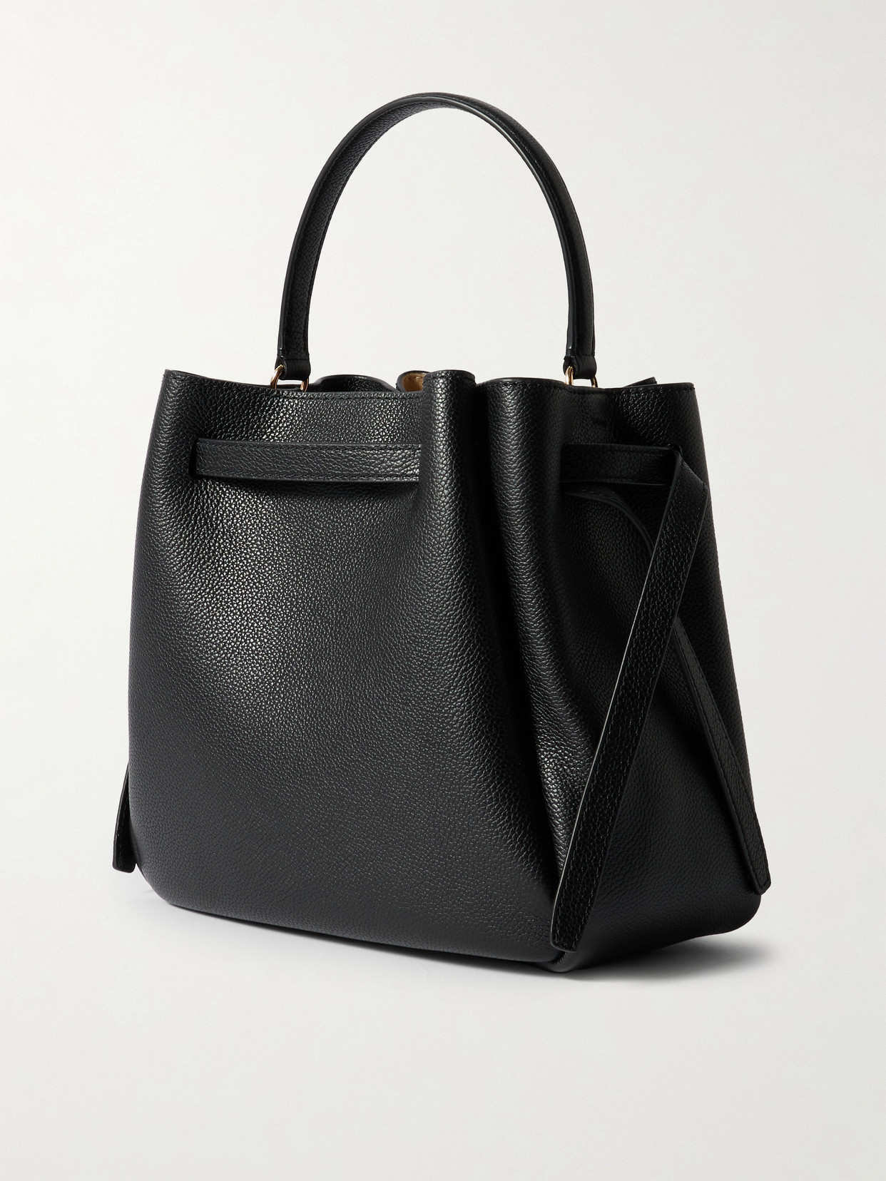 Romy Textured-Leather Shoulder Bag
