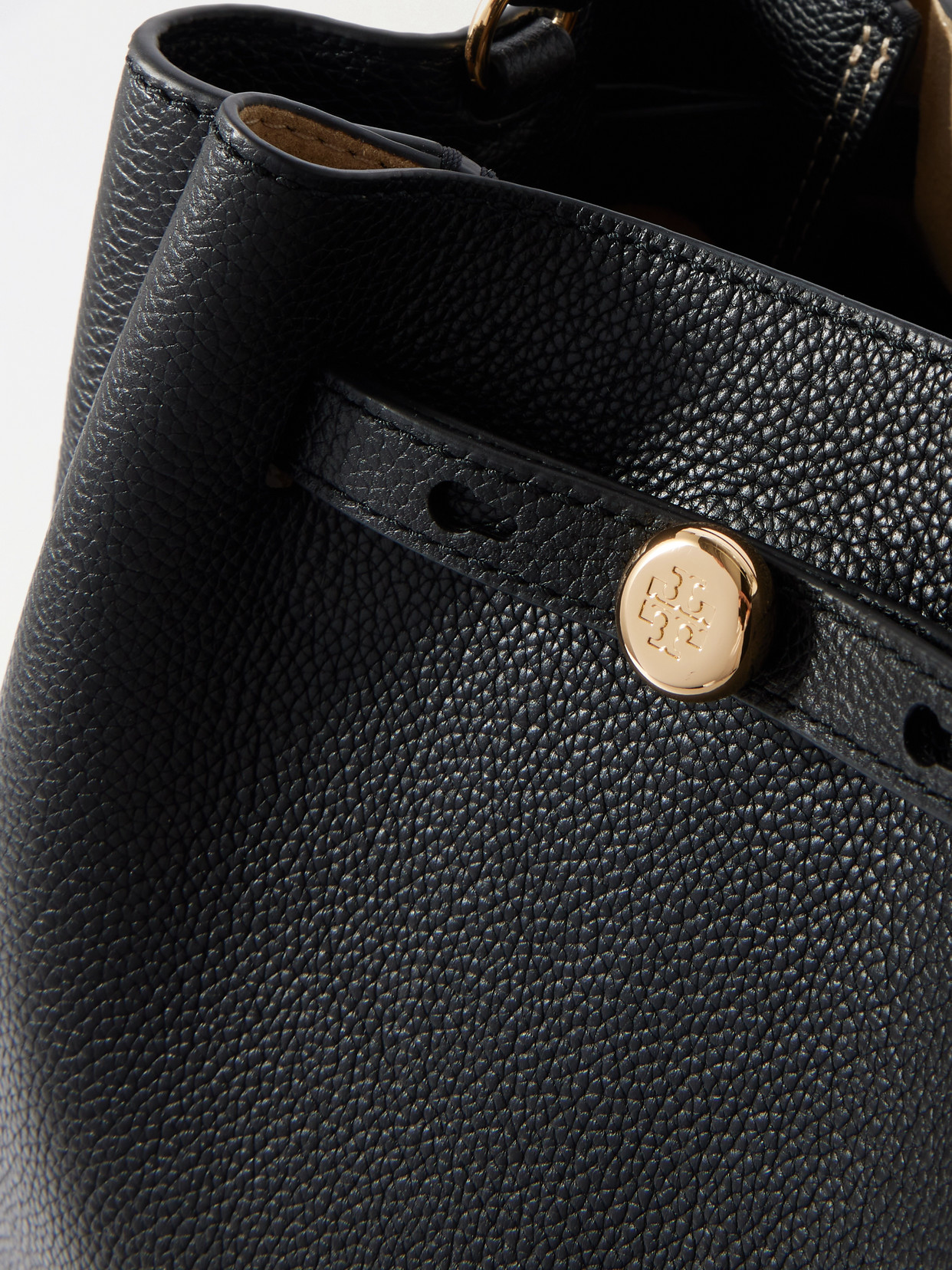 Romy Textured-Leather Shoulder Bag