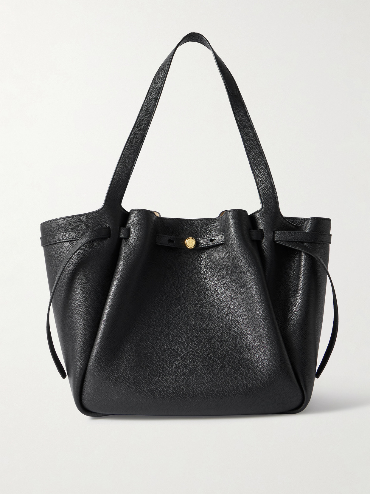 Romy Textured-Leather Tote