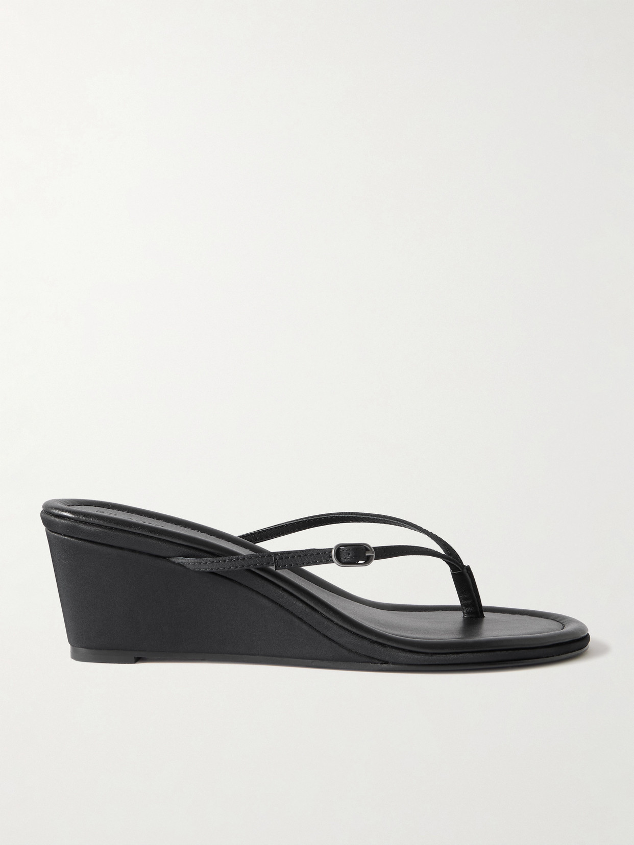 Petit Belt Recycled-Satin Wedge