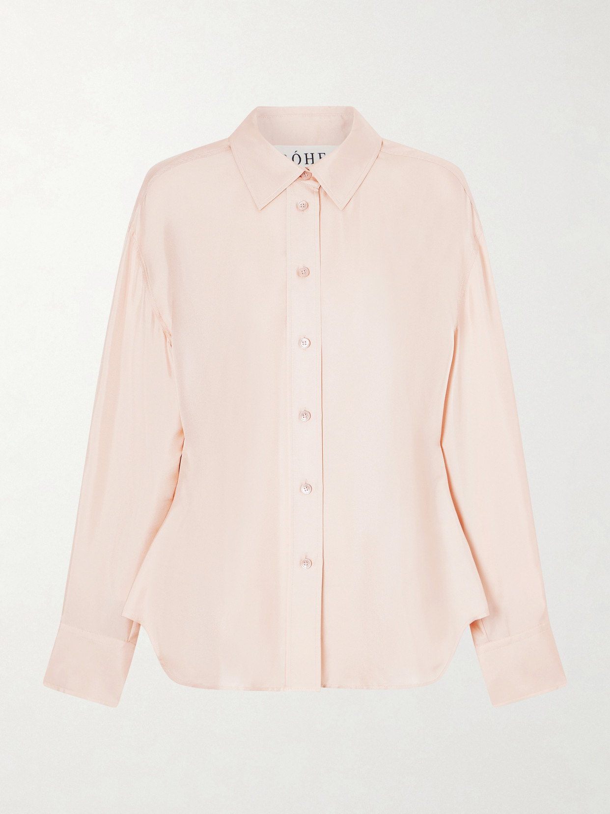 Róhe - Shaped Silk-Twill Shirt