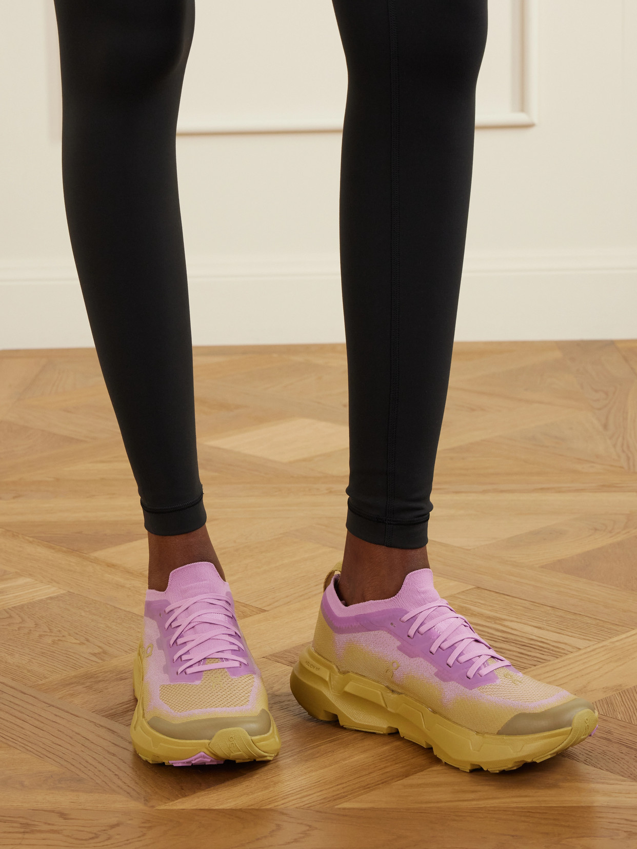Cloudsoma Rubber-Trimmed Stretch Recycled-Knit Sneakers