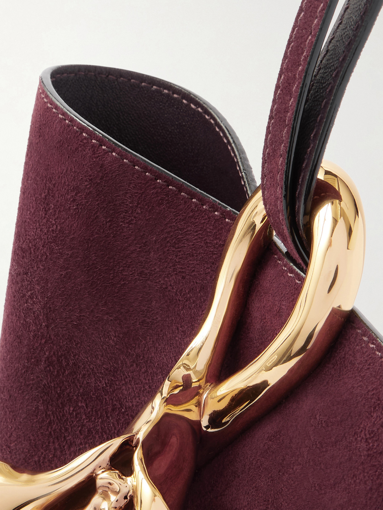 Chloé - Eden Treasure Embellished Suede Tote
