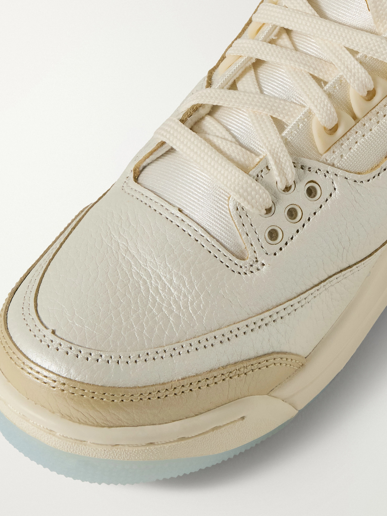 Air Jordan 3 Retro Rubber-Trimmed Sneakers